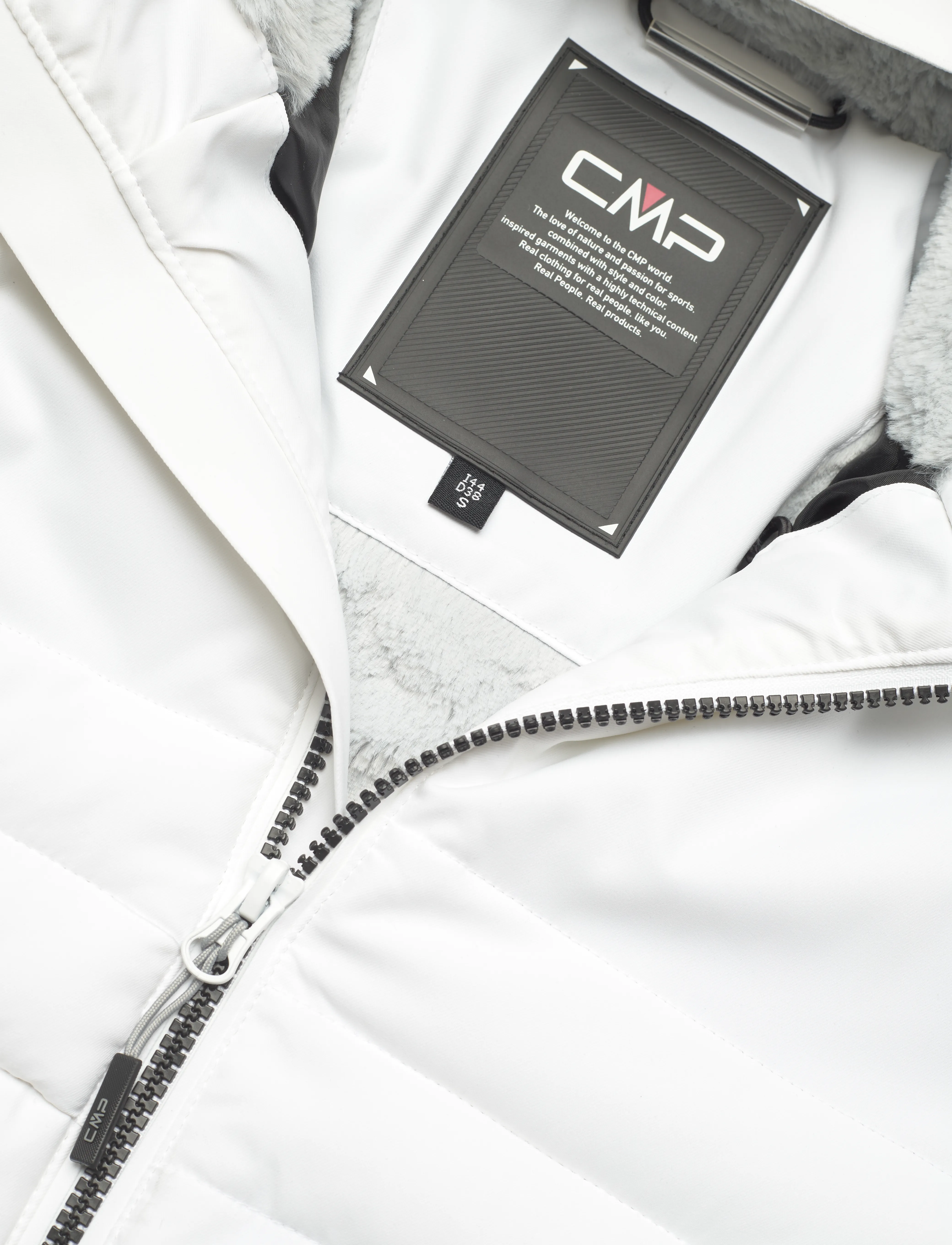 CMP - Woman Ski jacket - WP10000 - bianco-nero - 2