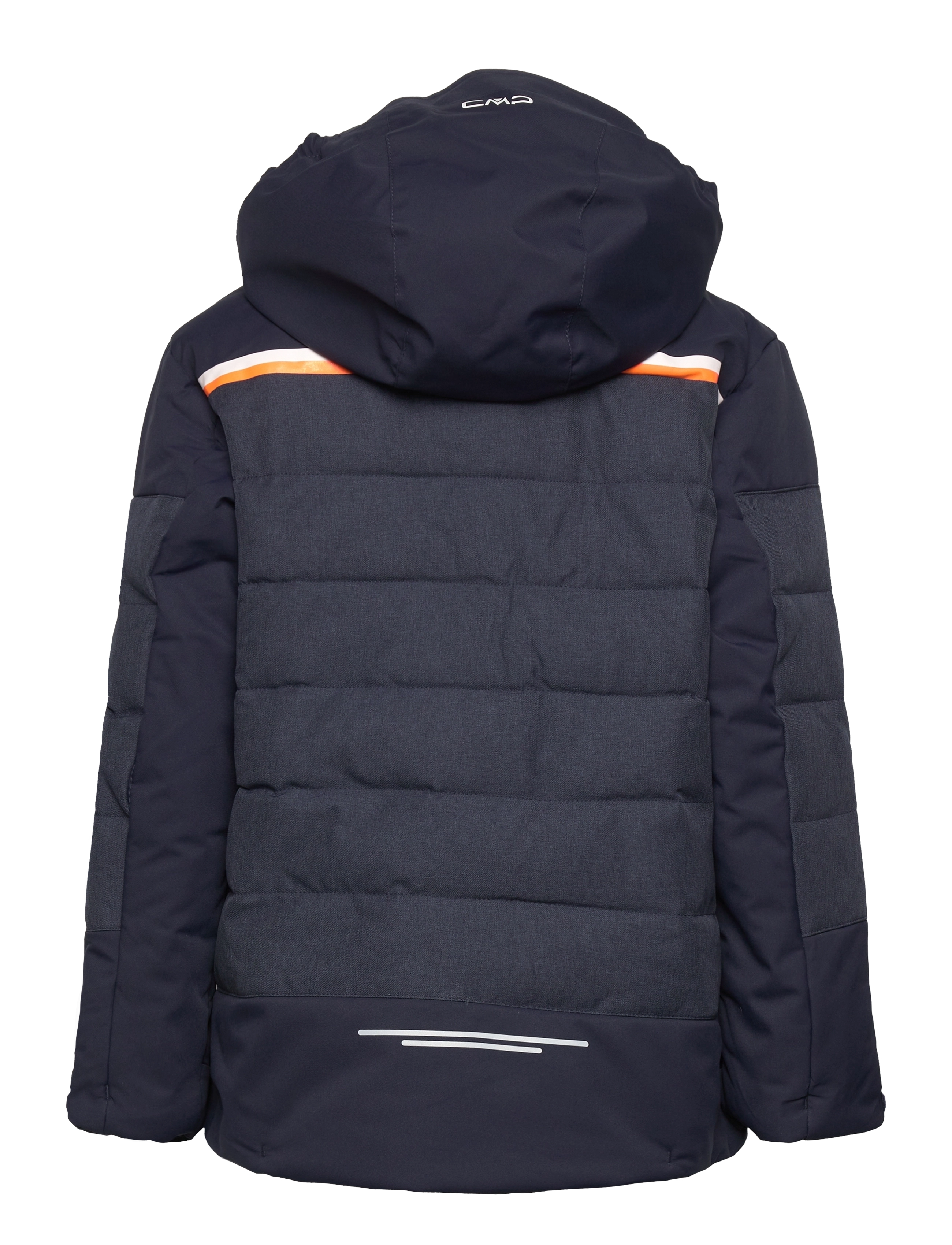 CMP - Kid Jacket Snaps Hood - black blue - 1