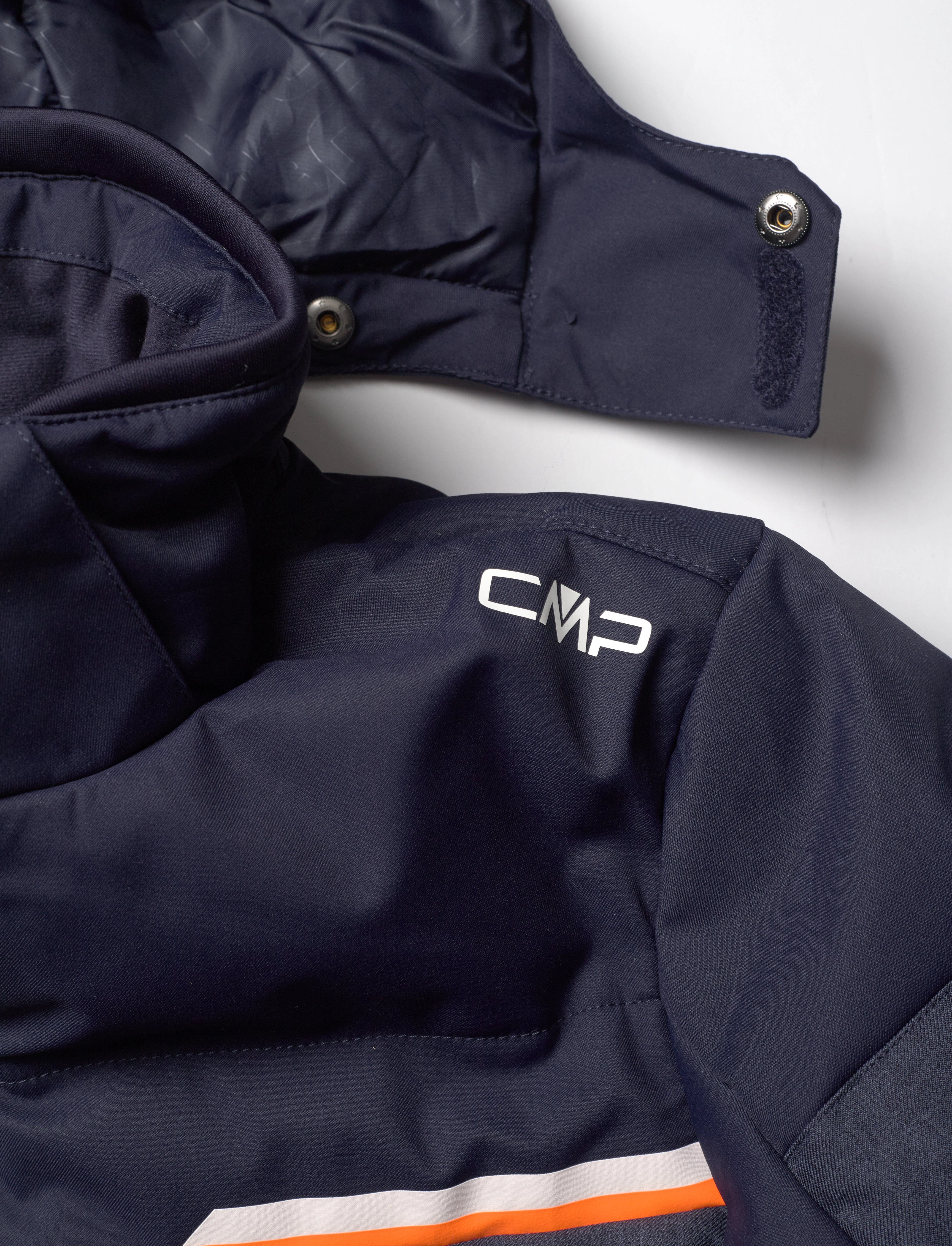 CMP - Kid Jacket Snaps Hood - black blue - 3