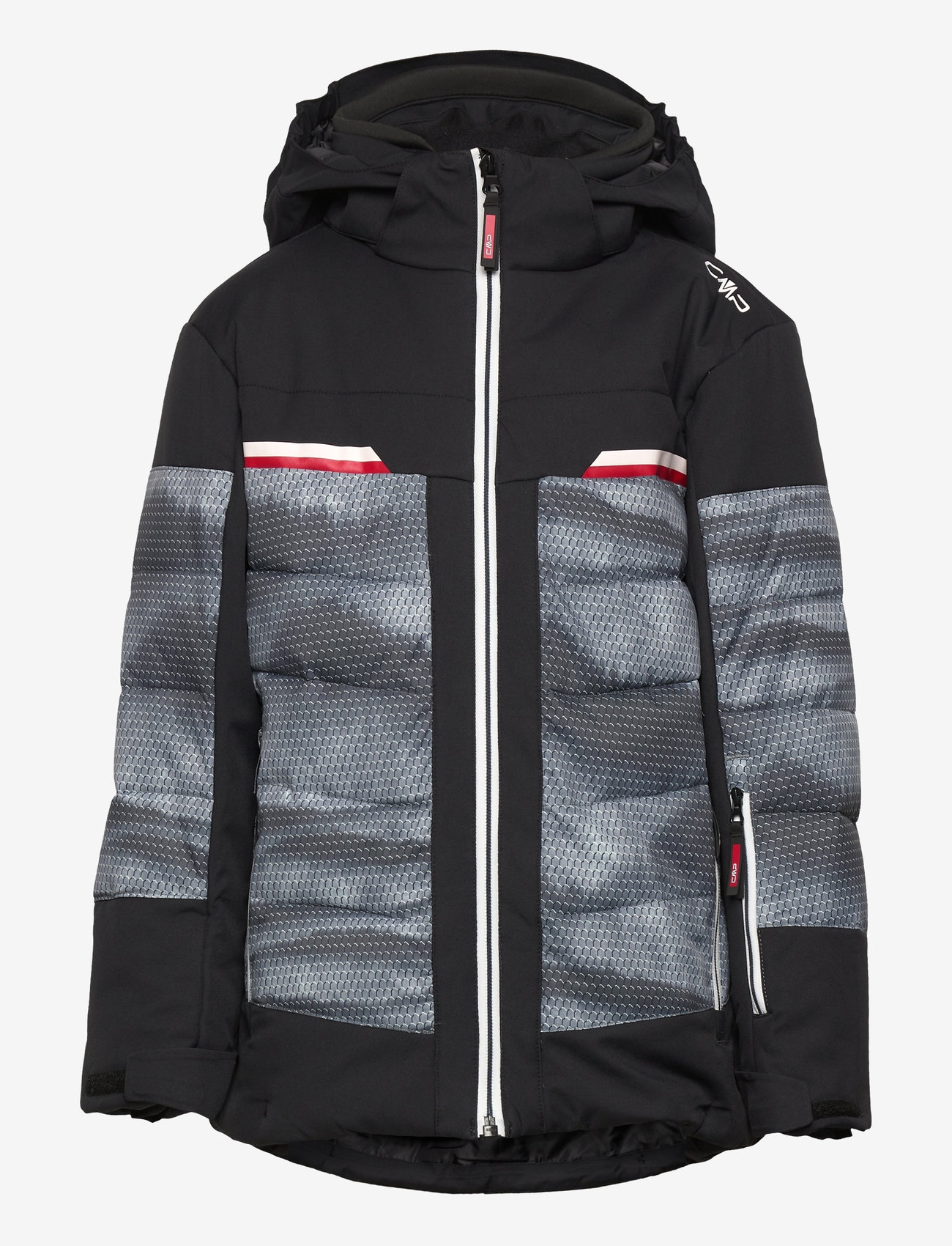 CMP - Kid Jacket Snaps Hood - nero - 0