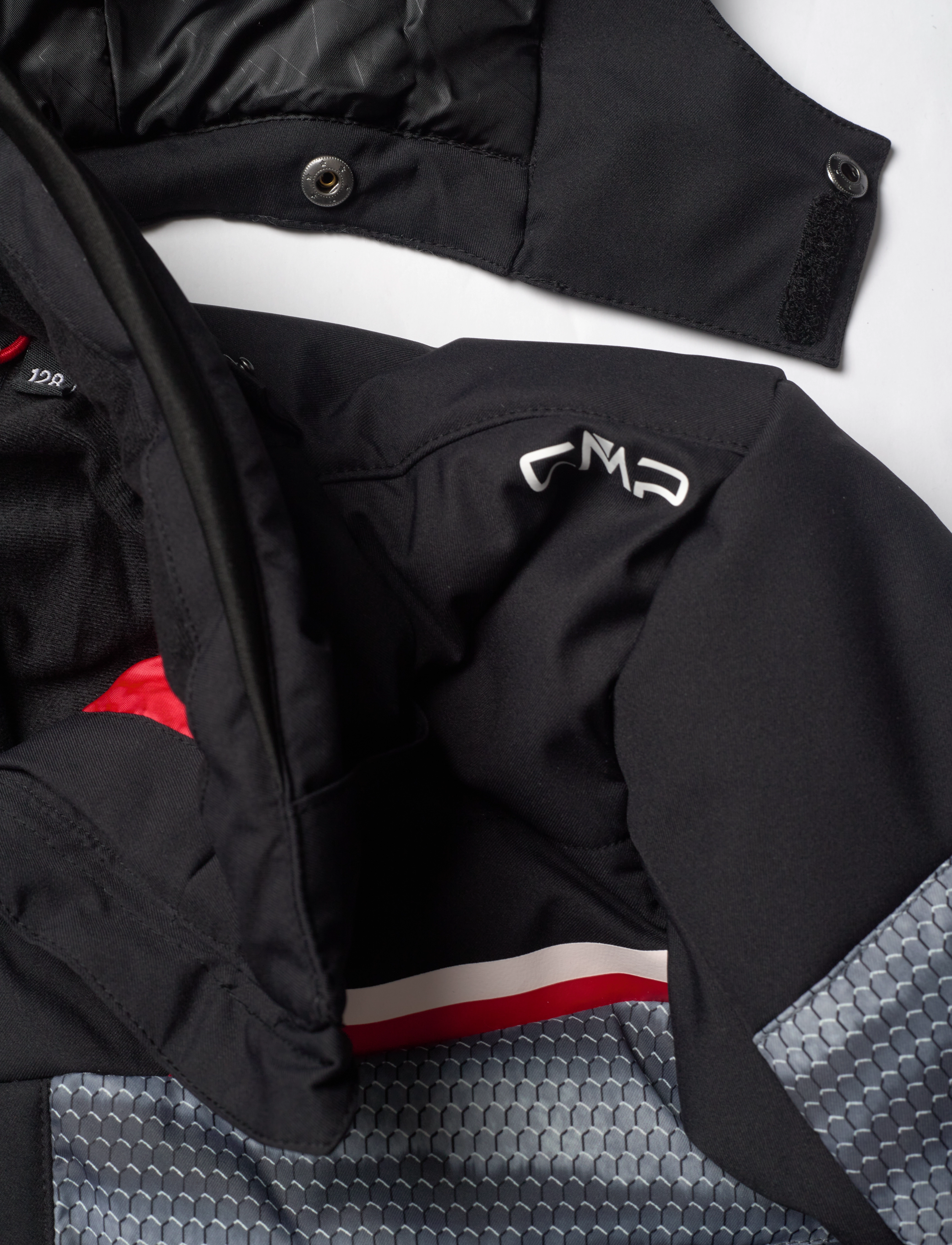 CMP - Kid Jacket Snaps Hood - nero - 4