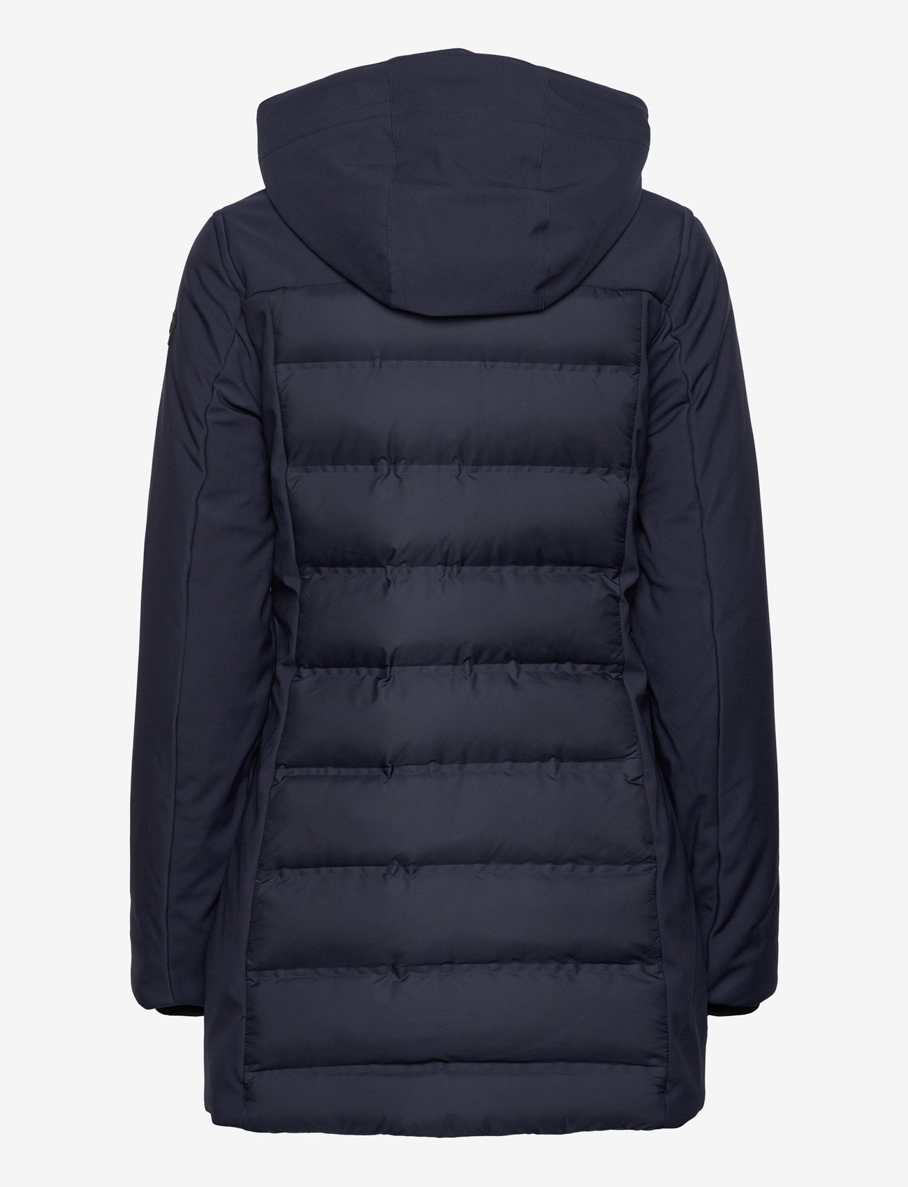 CMP - Woman Parka Light Hybrid Softshell - parkas - black blue - 1