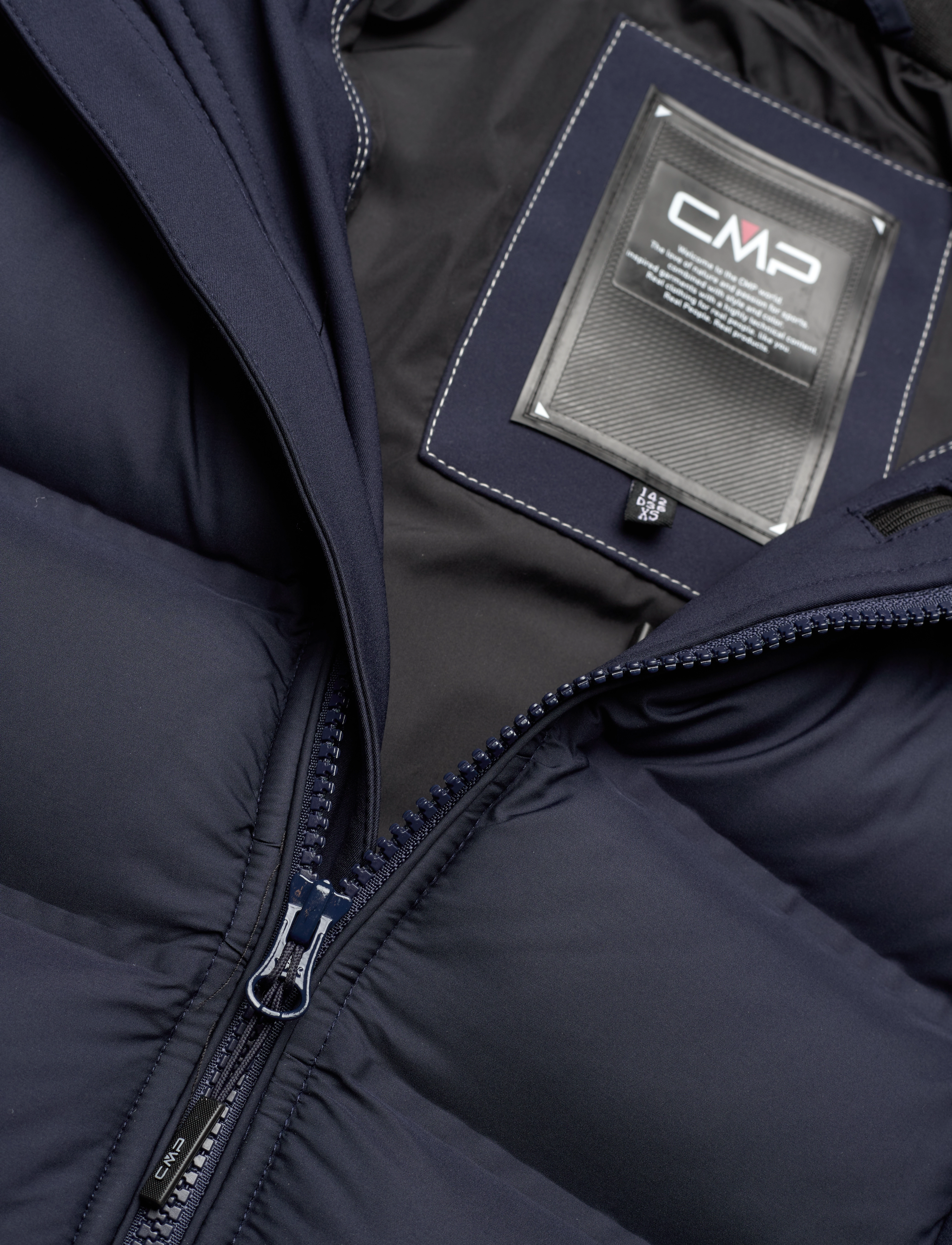 CMP - Woman Parka Light Hybrid Softshell - naisten - black blue - 2