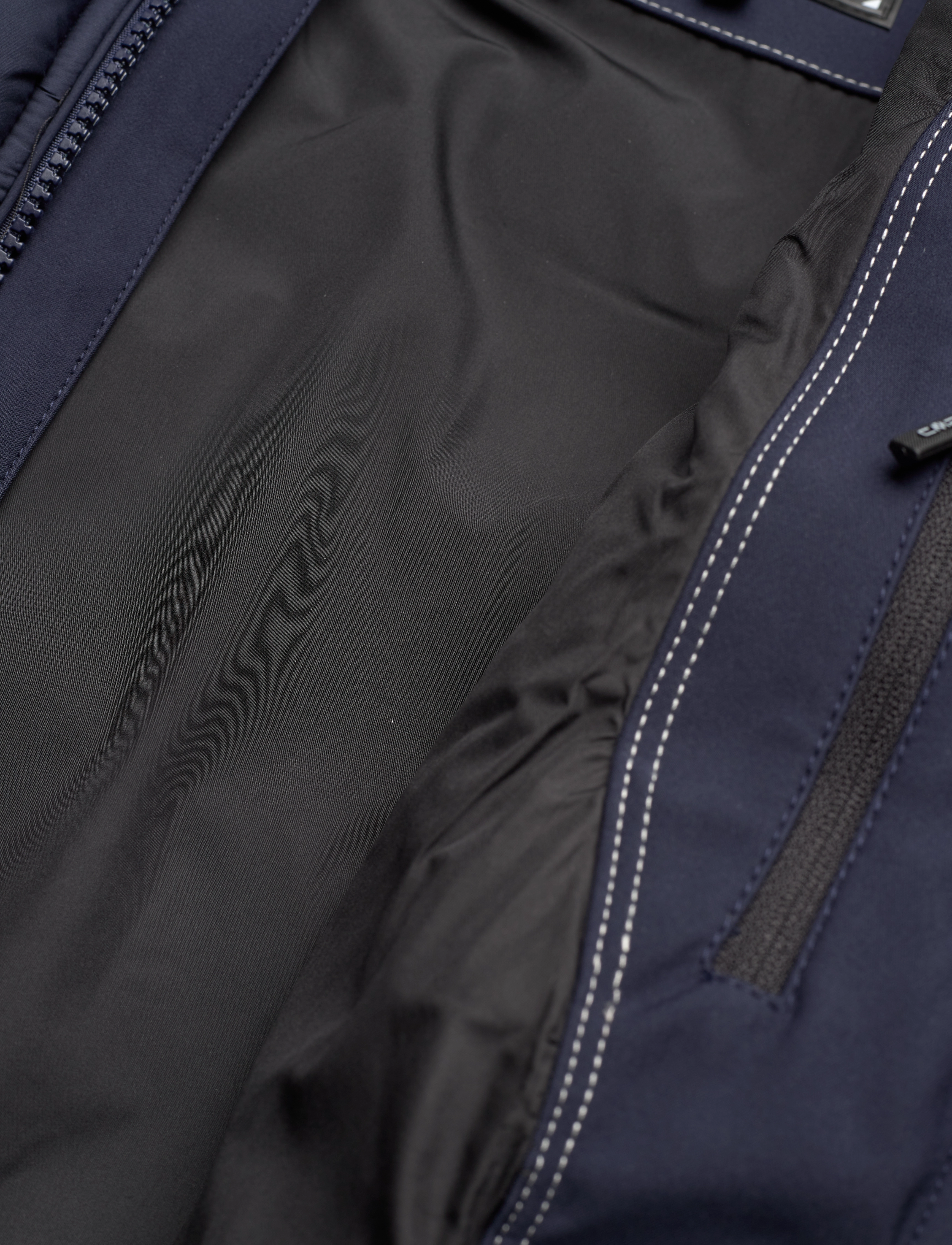 CMP - Woman Parka Light Hybrid Softshell - parkas - black blue - 2