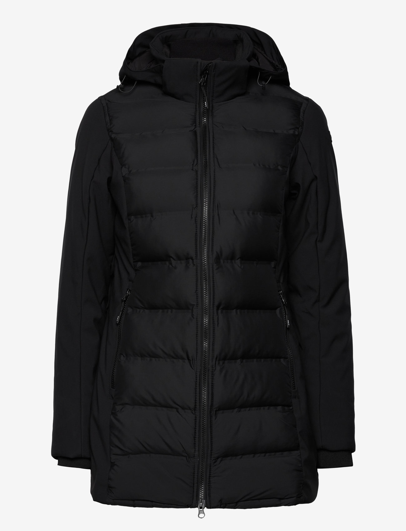CMP - Woman Parka Light Hybrid Softshell - parkas - nero - 0