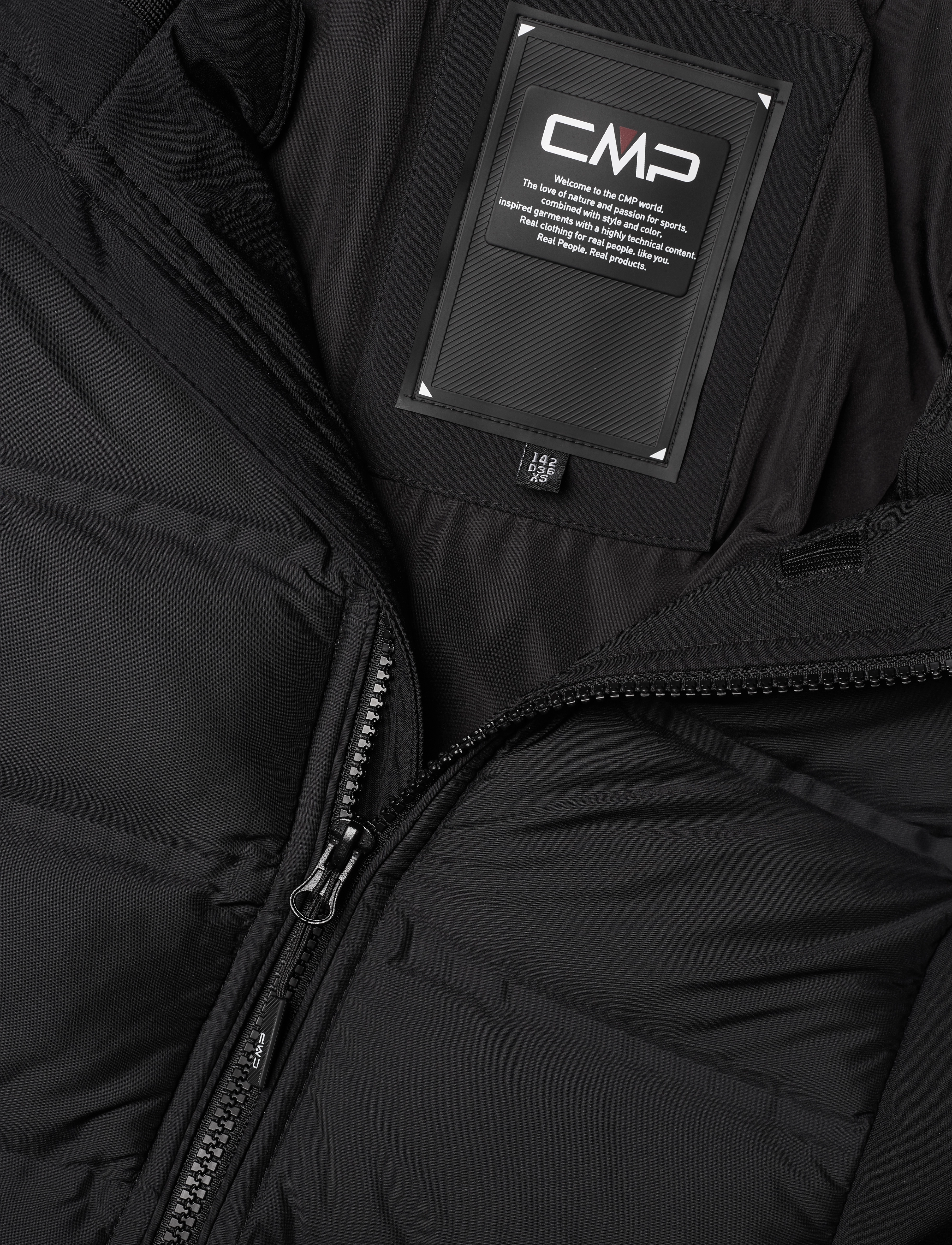 CMP - Woman Parka Light Hybrid Softshell - parkad - nero - 2