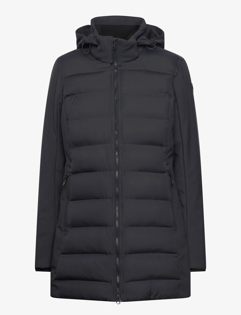 CMP - Woman Parka Light Hybrid Softshell - parkatakit - titanio - 0