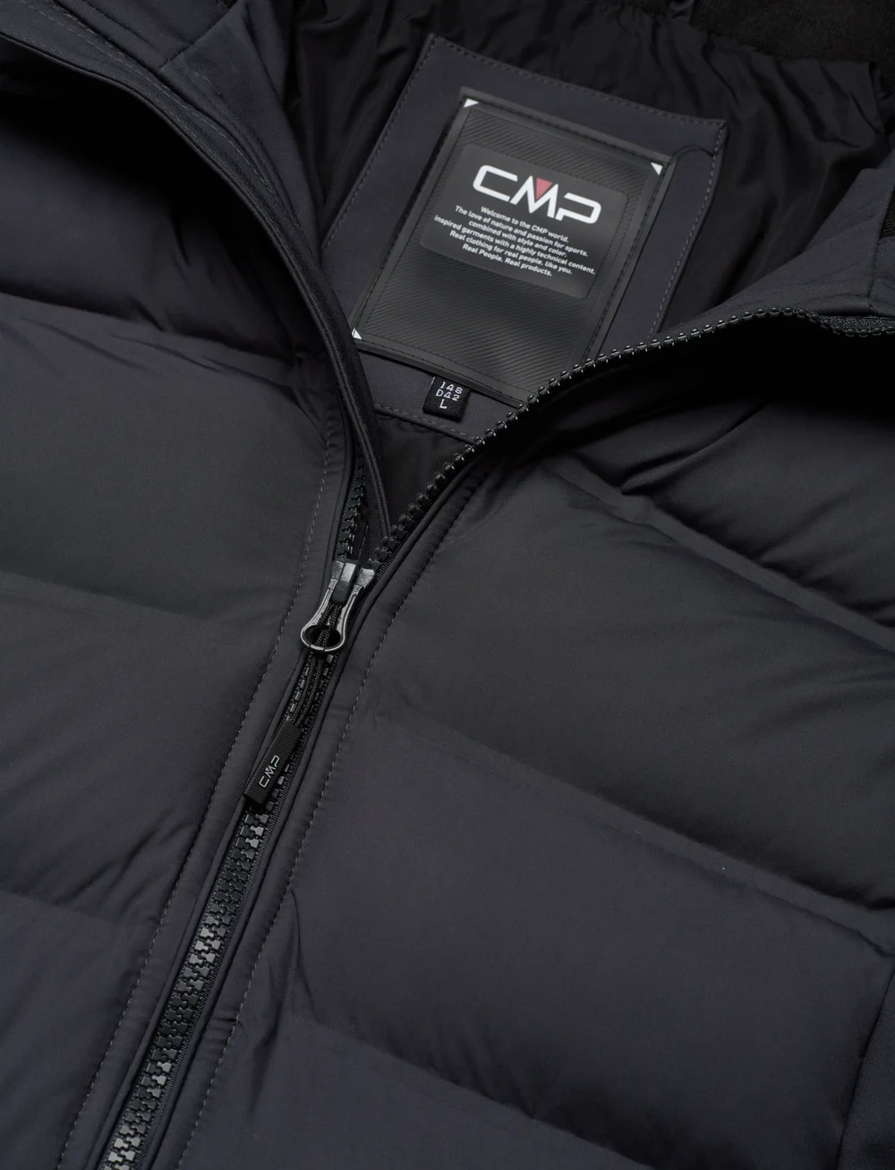 CMP - Woman Parka Light Hybrid Softshell - parkatakit - titanio - 3