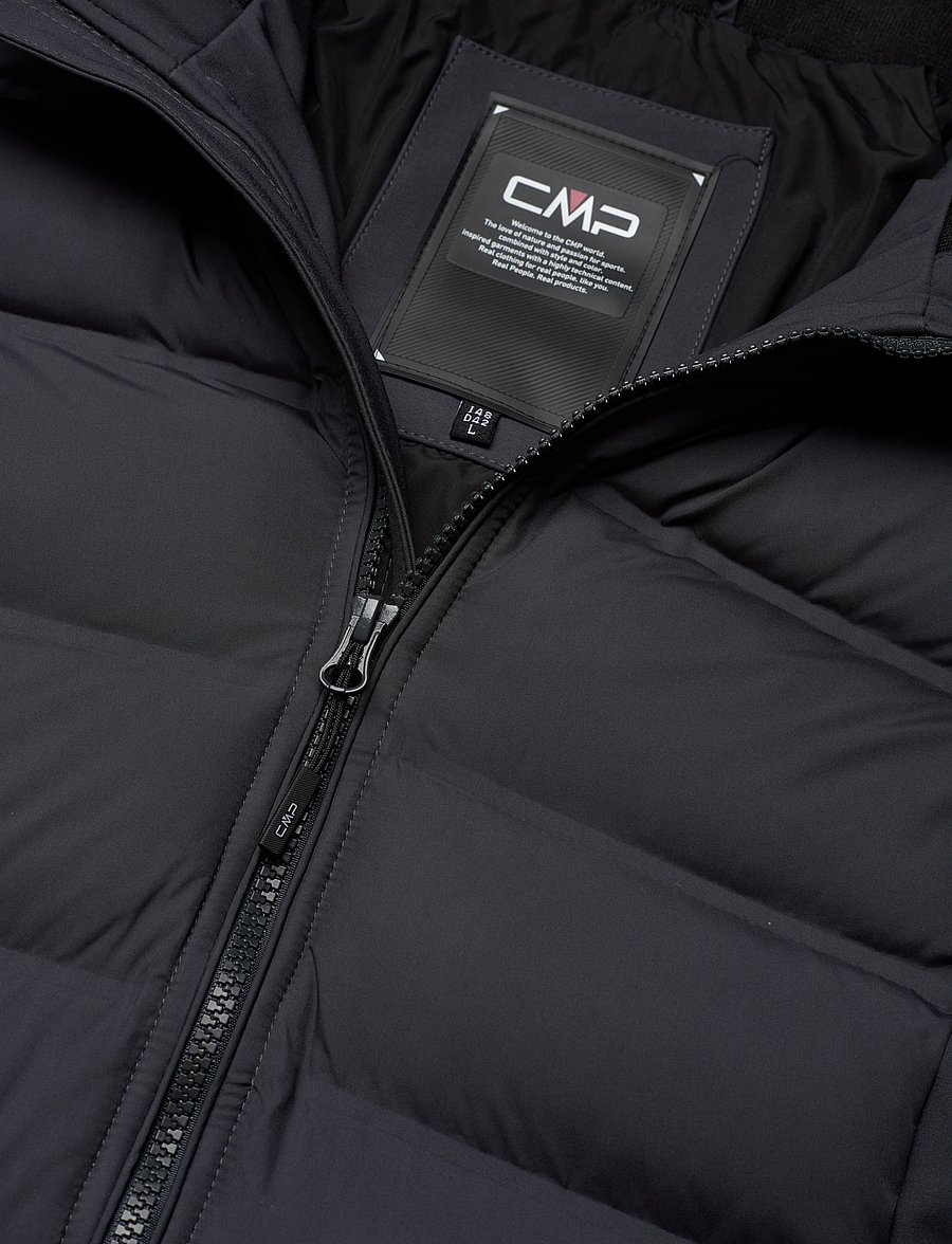 CMP - Woman Parka Light Hybrid Softshell - jacken - titanio - 3