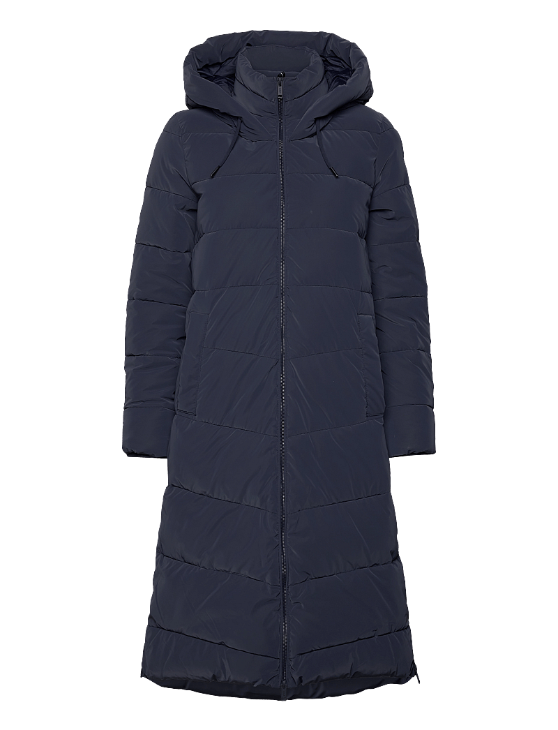 CMP - Woman Long Coat - Silk Touch - dunjackor - black blue - 0