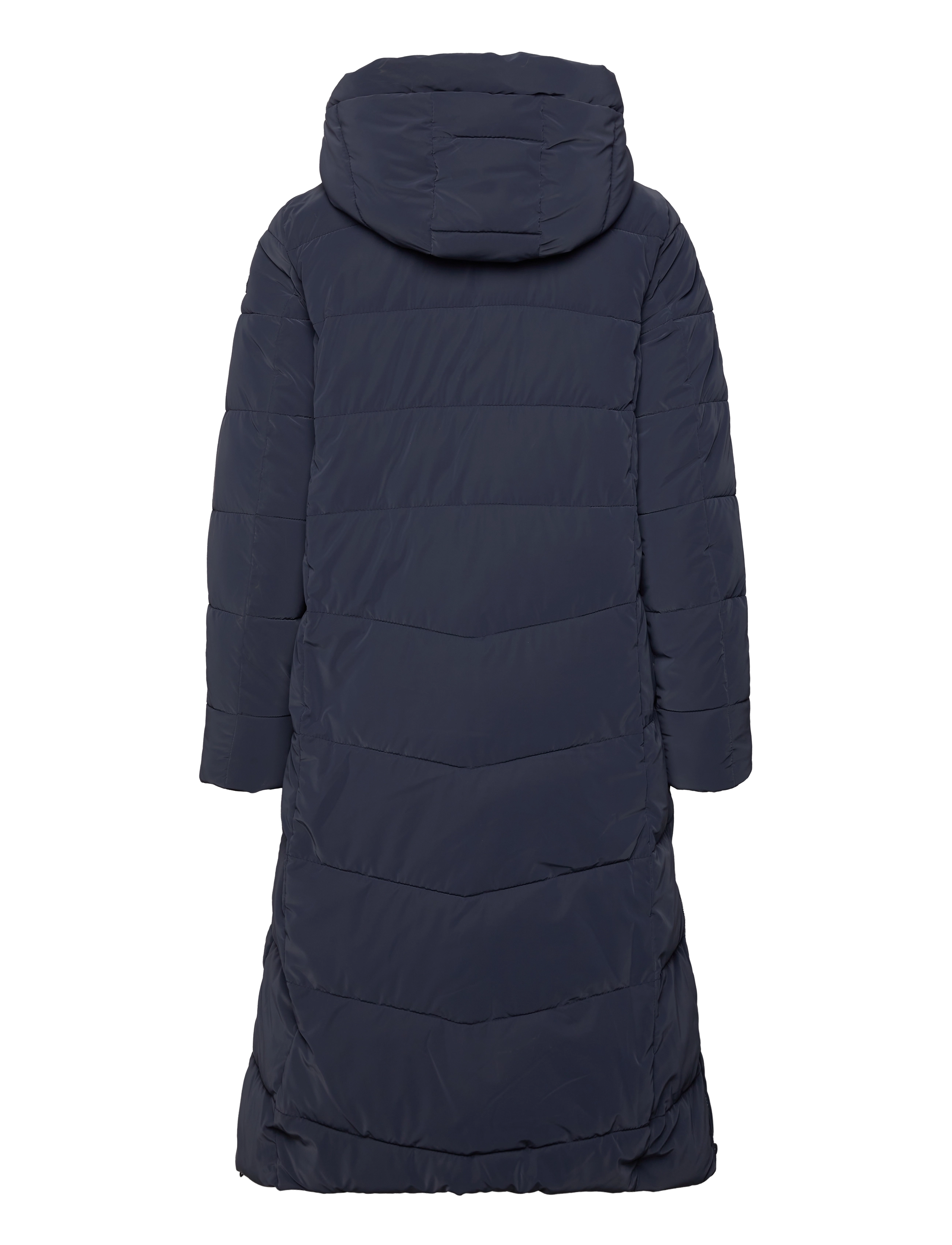 CMP - Woman Long Coat - Silk Touch - black blue - 1