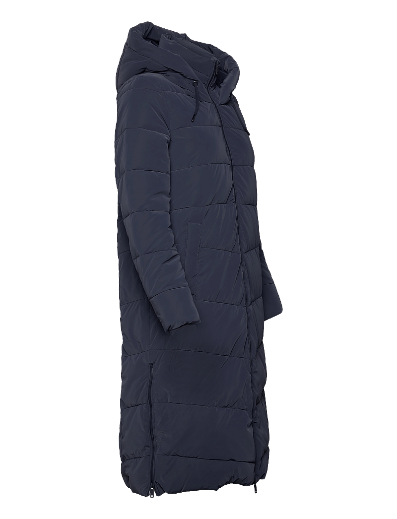 CMP - Woman Long Coat - Silk Touch - dunjackor - black blue - 2