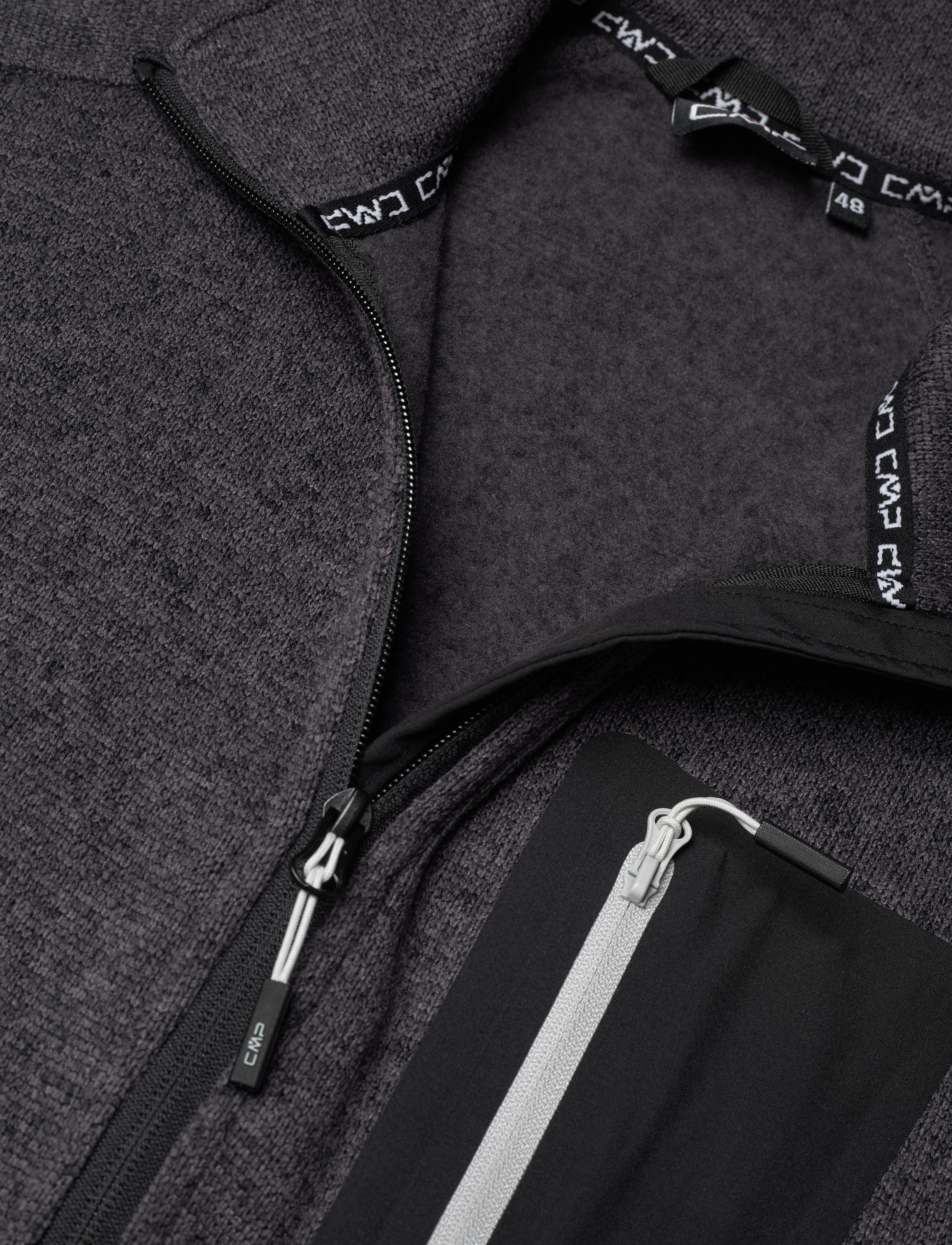 CMP - Jaquard M Knitted Vest - nero-glacier - 3