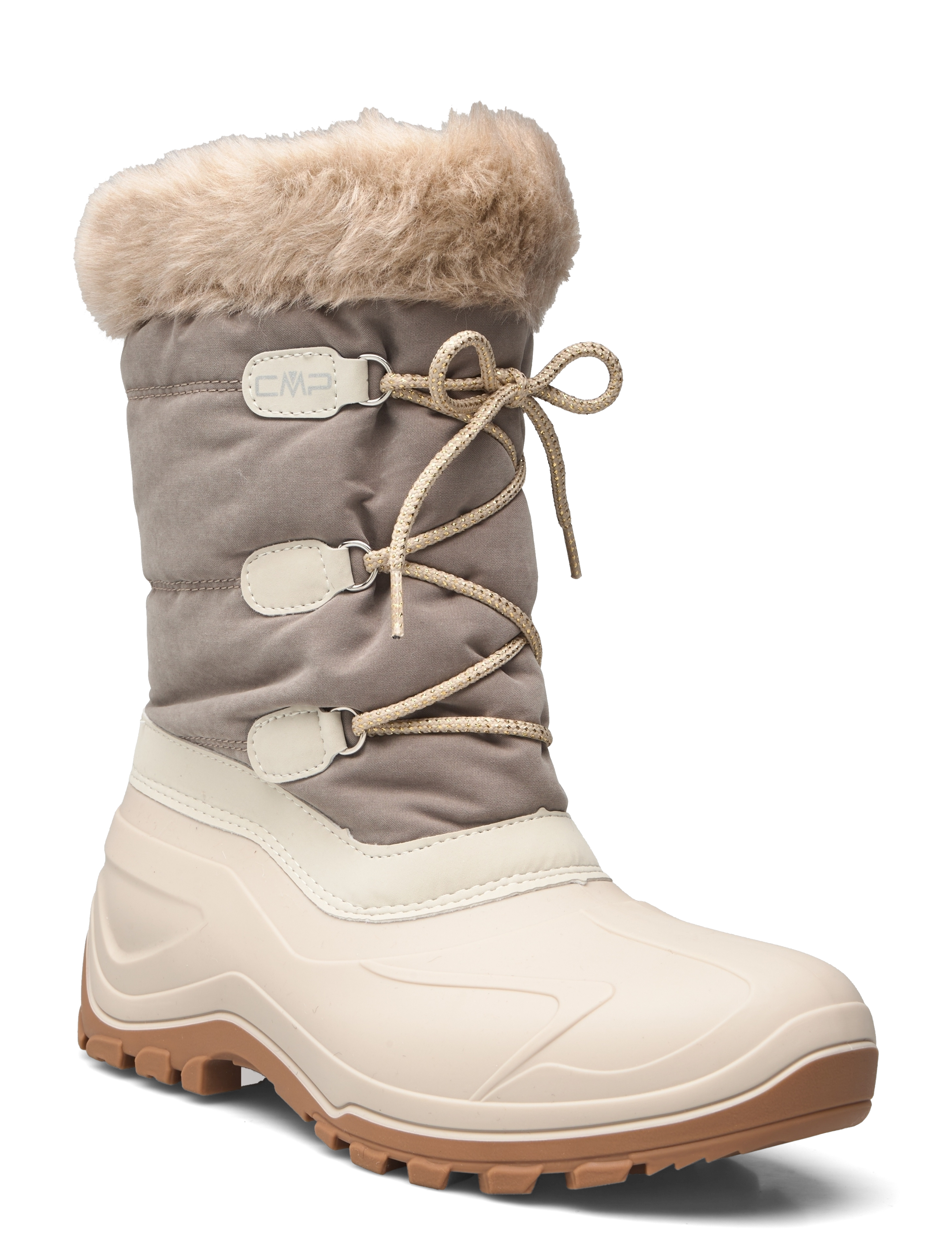 CMP Nietos Low Woman Snow Shoe - Sko - CENERE / white