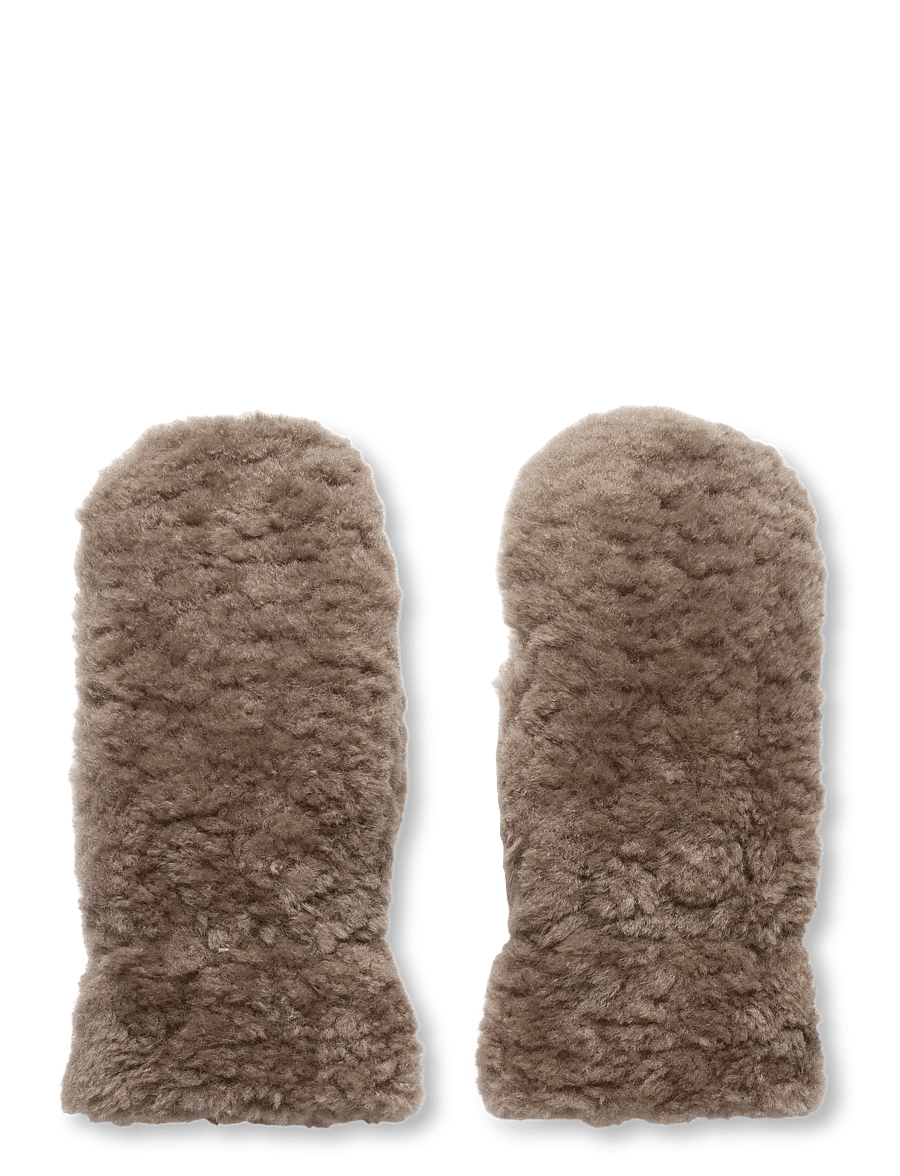 Co' Couture - TayCC Teddy Mitten - luffer - walnut - 0