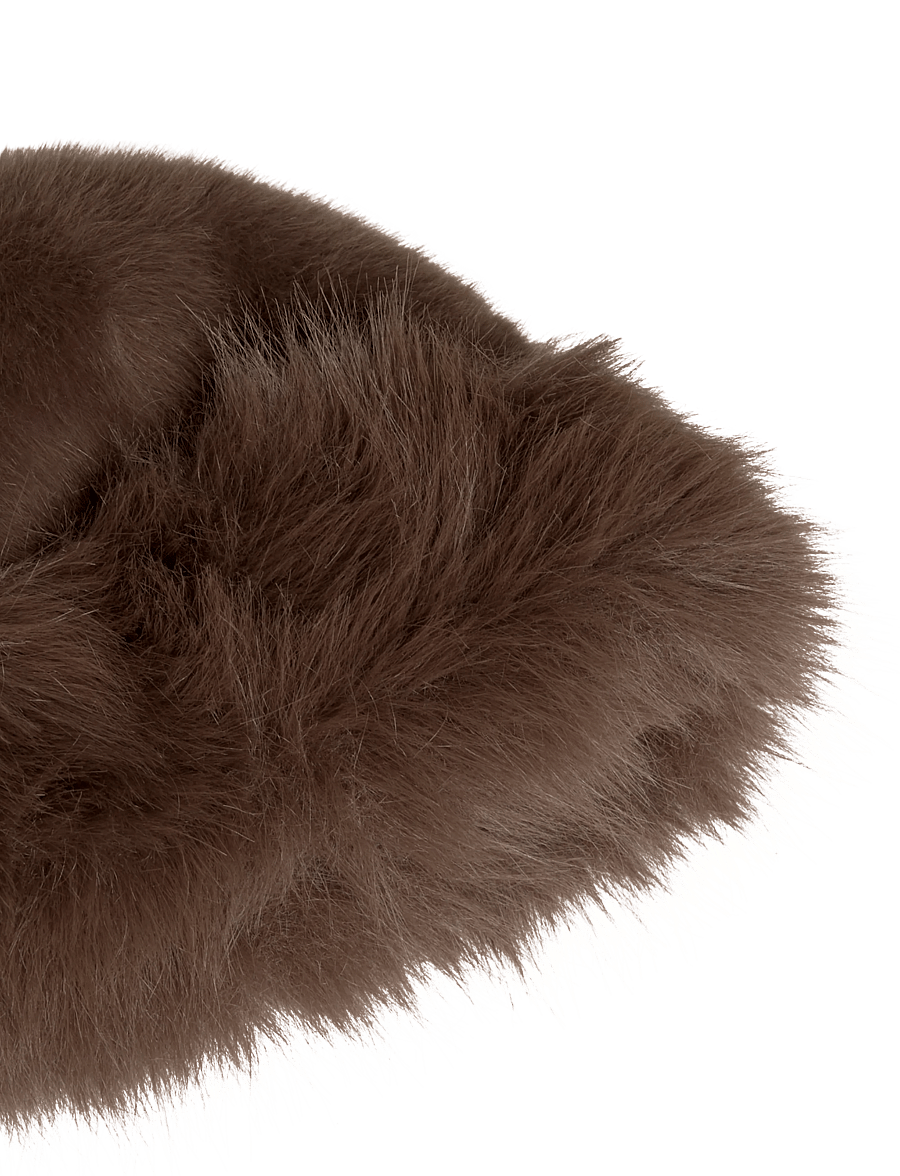Co' Couture - PenzaCC Fur Hat - chapeaux - mocca - 2