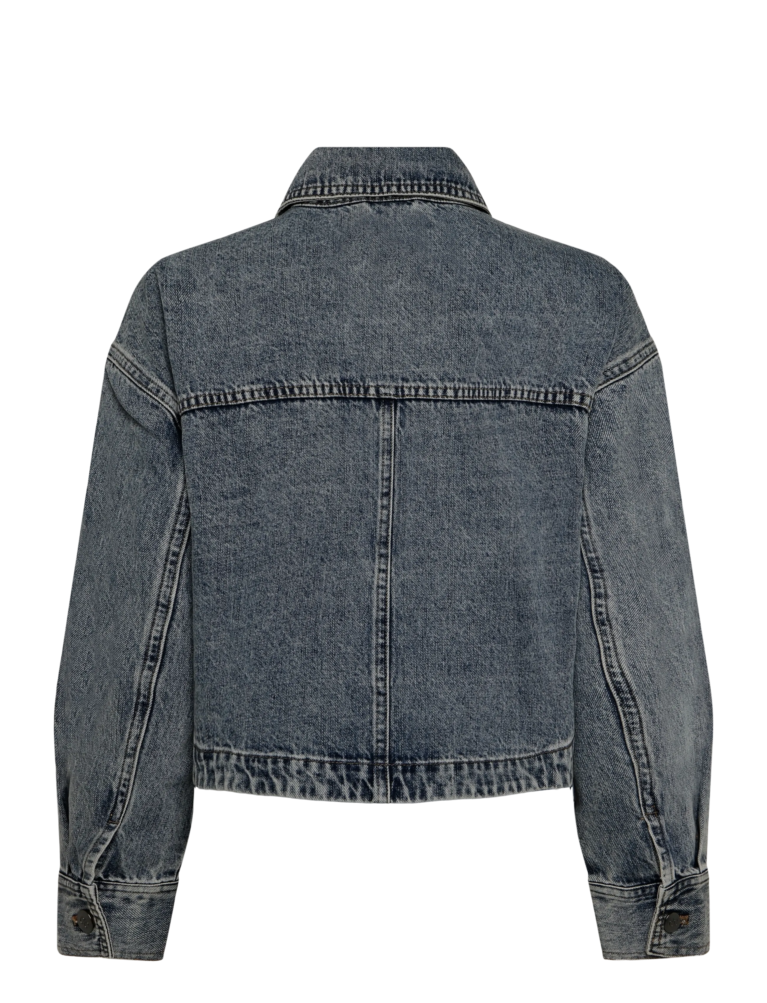 Co' Couture - DeniceCC Denim Jacket - spring jackets - bleach denim - 1