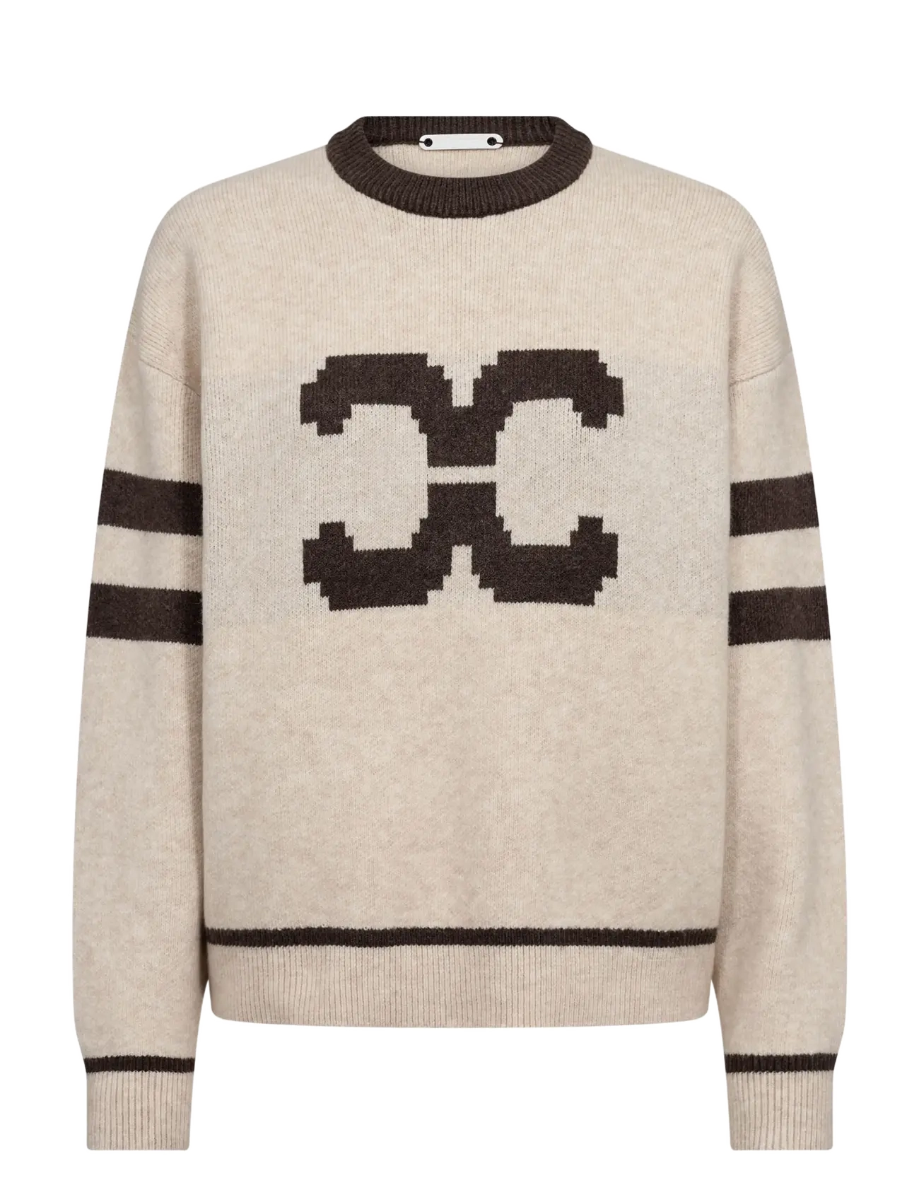 Co' Couture RowCC Coco Logo Knit - Strickmode - CREME / cream