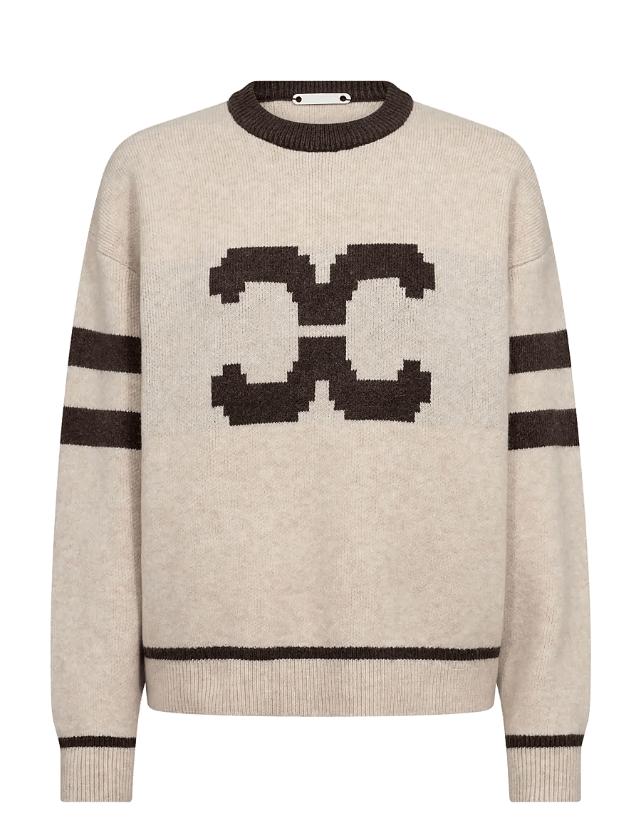 Co' Couture - RowCC Coco Logo Knit - creme - 1