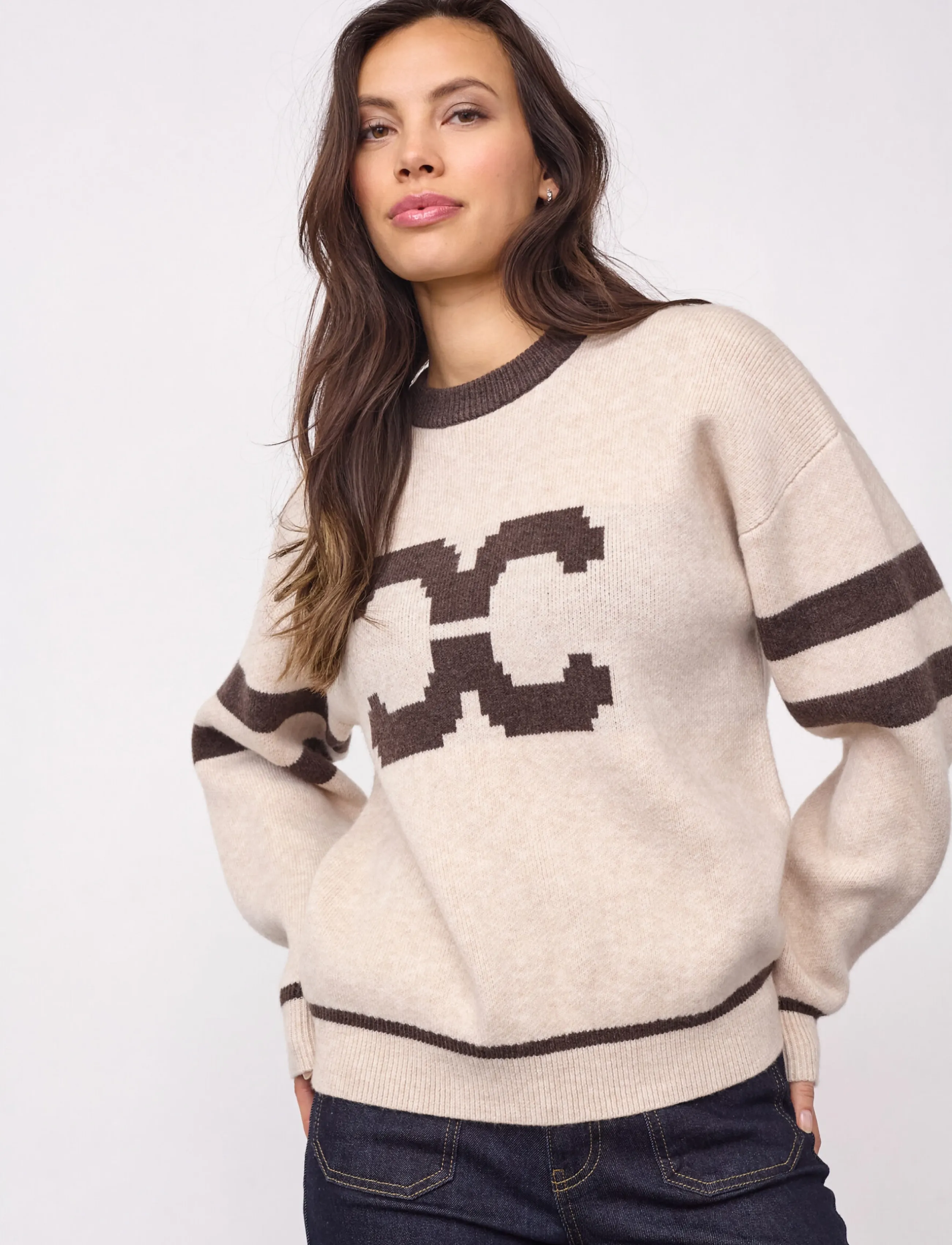 Co' Couture - RowCC Coco Logo Knit - creme - 3