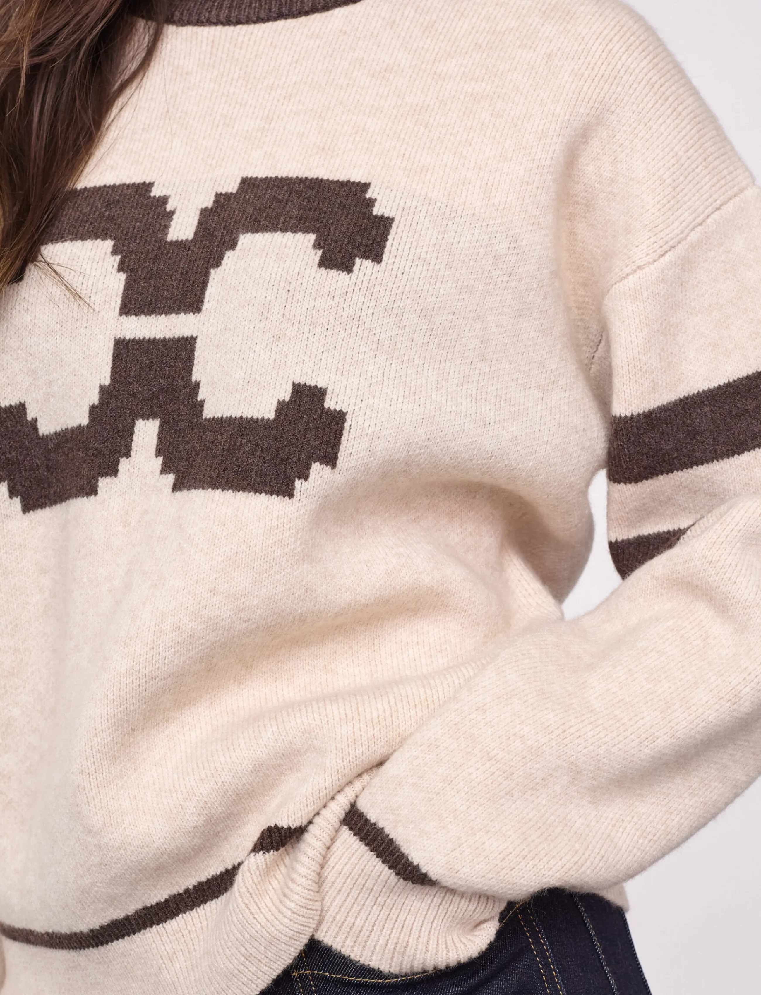 Co' Couture - RowCC Coco Logo Knit - creme - 5