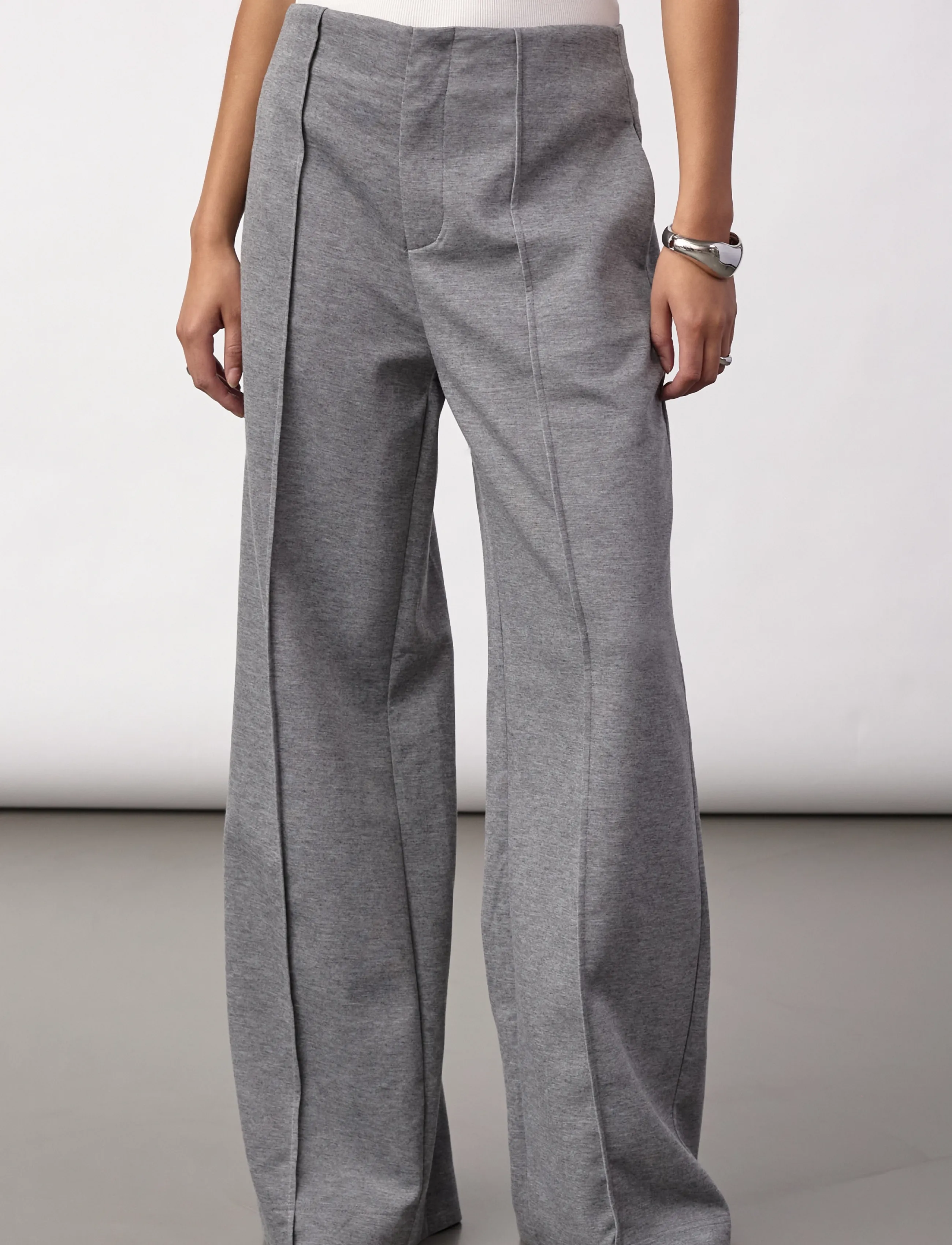 Co' Couture LanceCC Crease Sweatpants - Kleidung - MID GREY MELANGE / grey