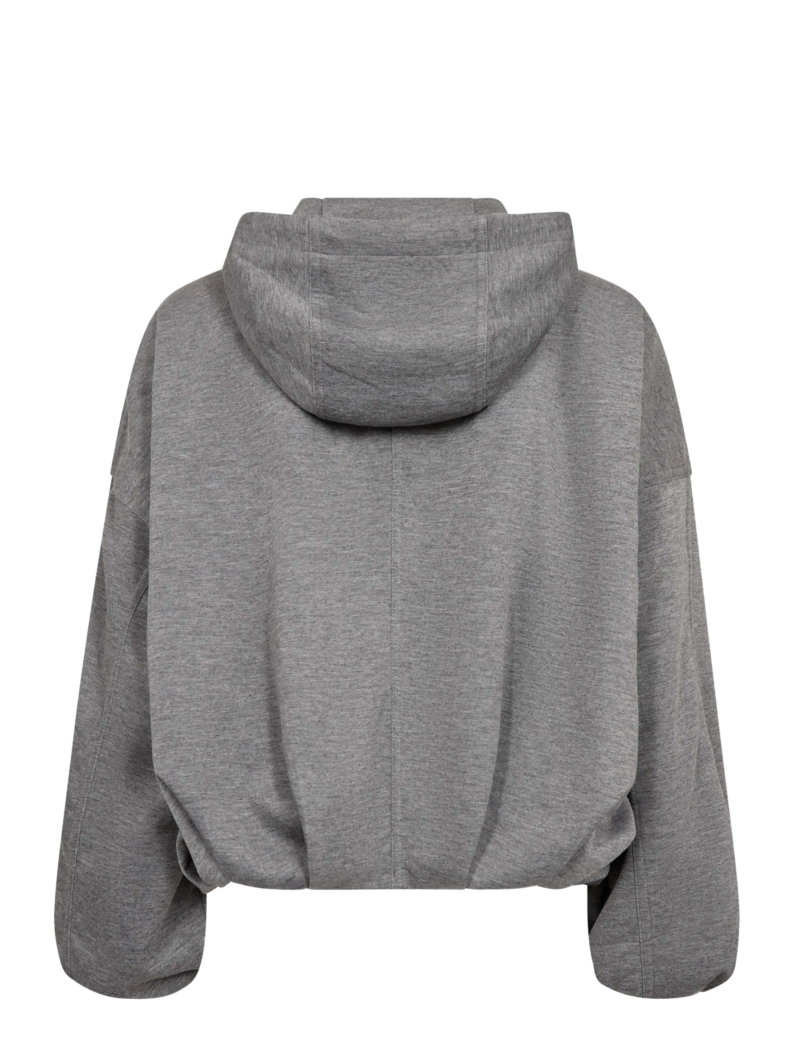 Co' Couture - LanceCC Balloon Hoodie - mid grey melange - 2