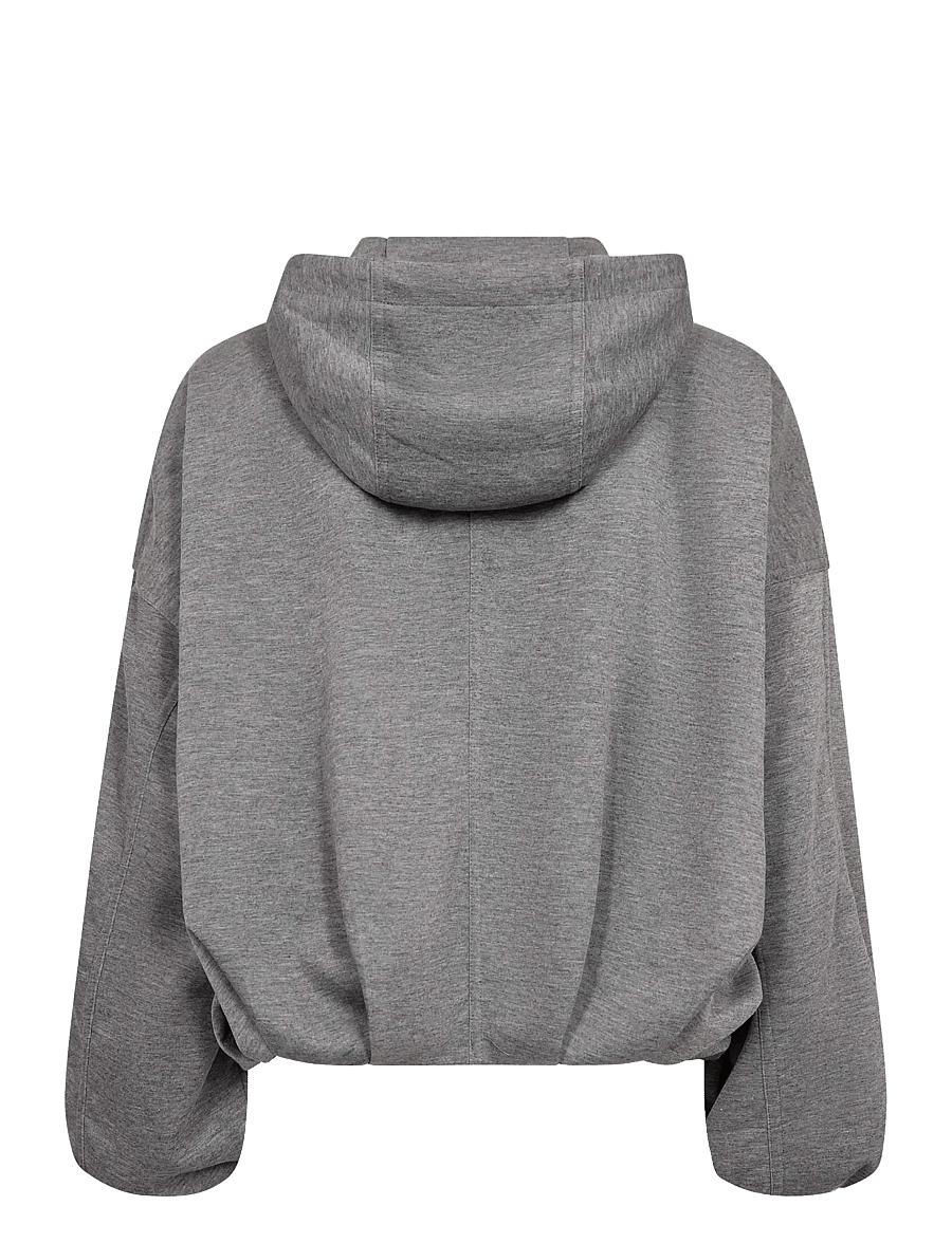 Co' Couture - LanceCC Balloon Hoodie - mid grey melange - 2