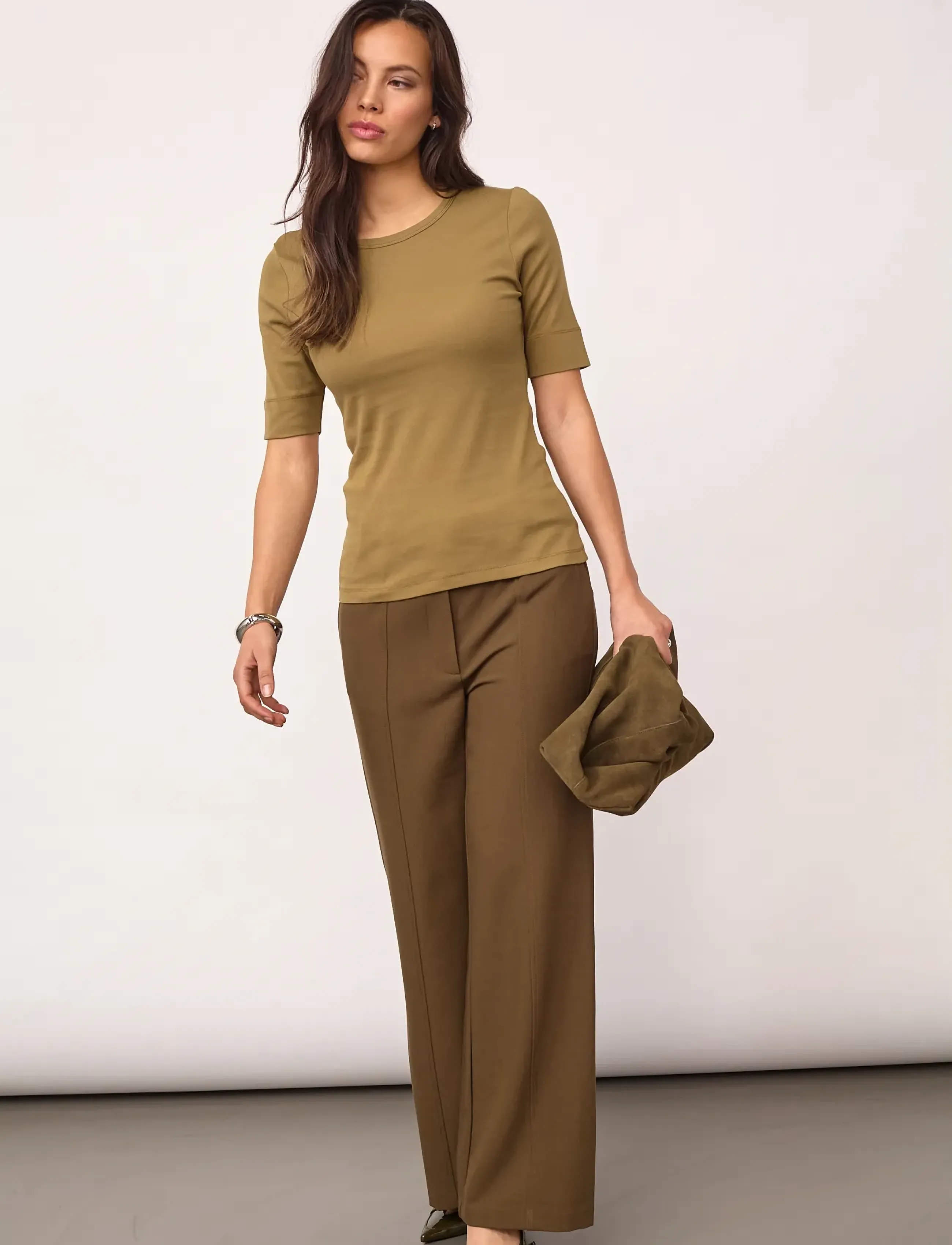 Co' Couture - 33016 GrannyCC SS Tee - t-shirts - olive - 4