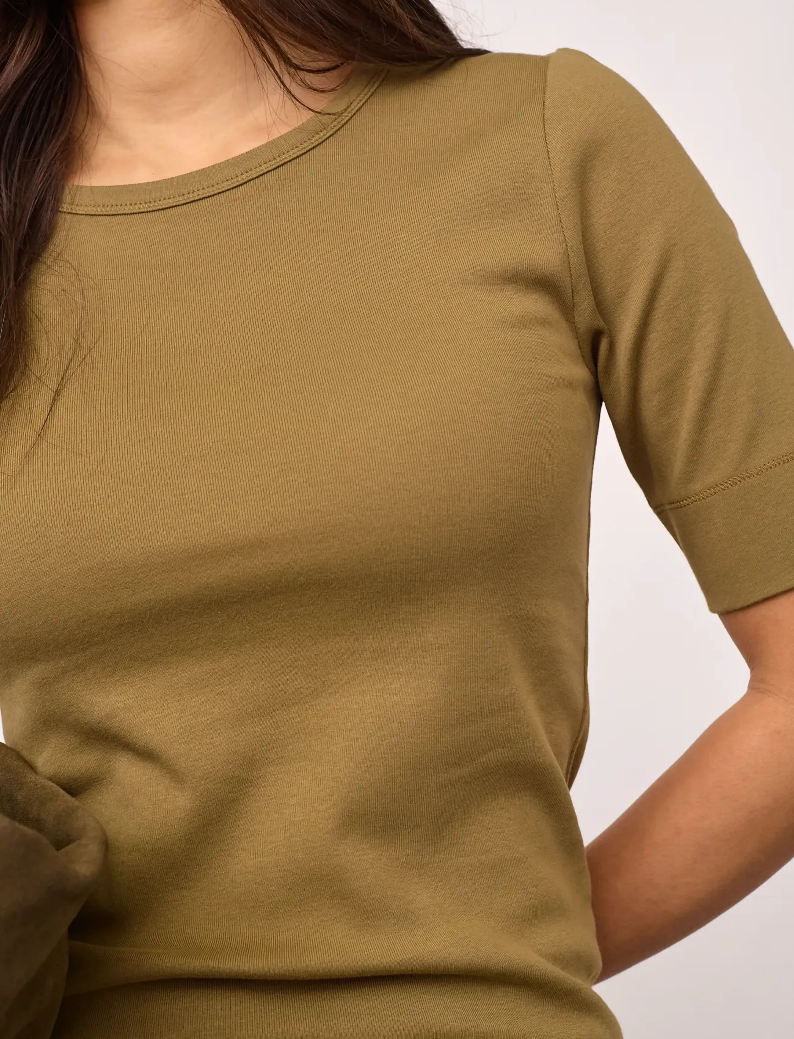 Co' Couture - 33016 GrannyCC SS Tee - t-shirts - olive - 5