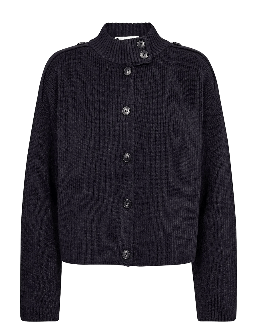 Co' Couture - RowCC Utility Cardigan - kardiganid - navy - 0