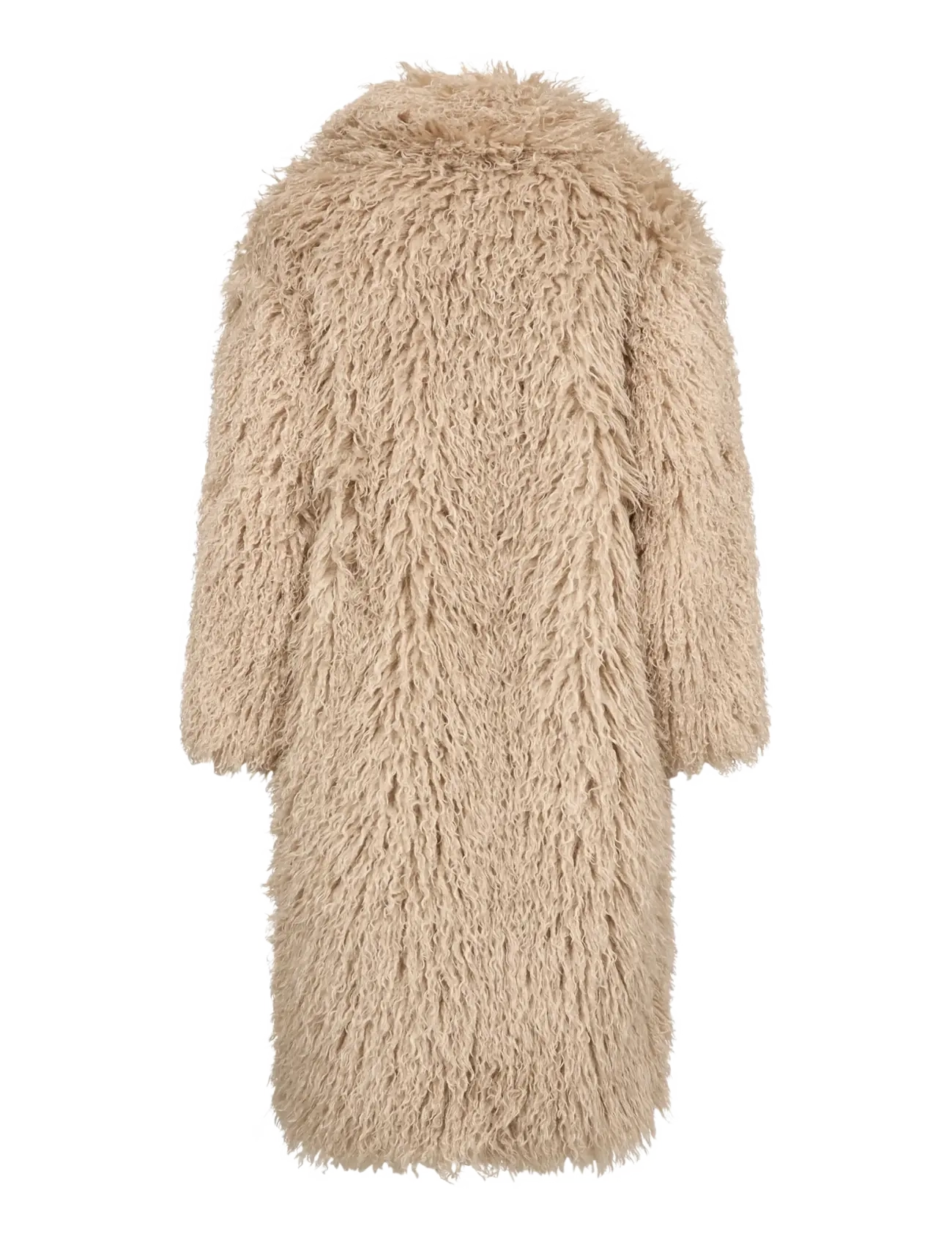 Co' Couture - RakelCC Long Furry Coat - faux fur - bisquit - 2