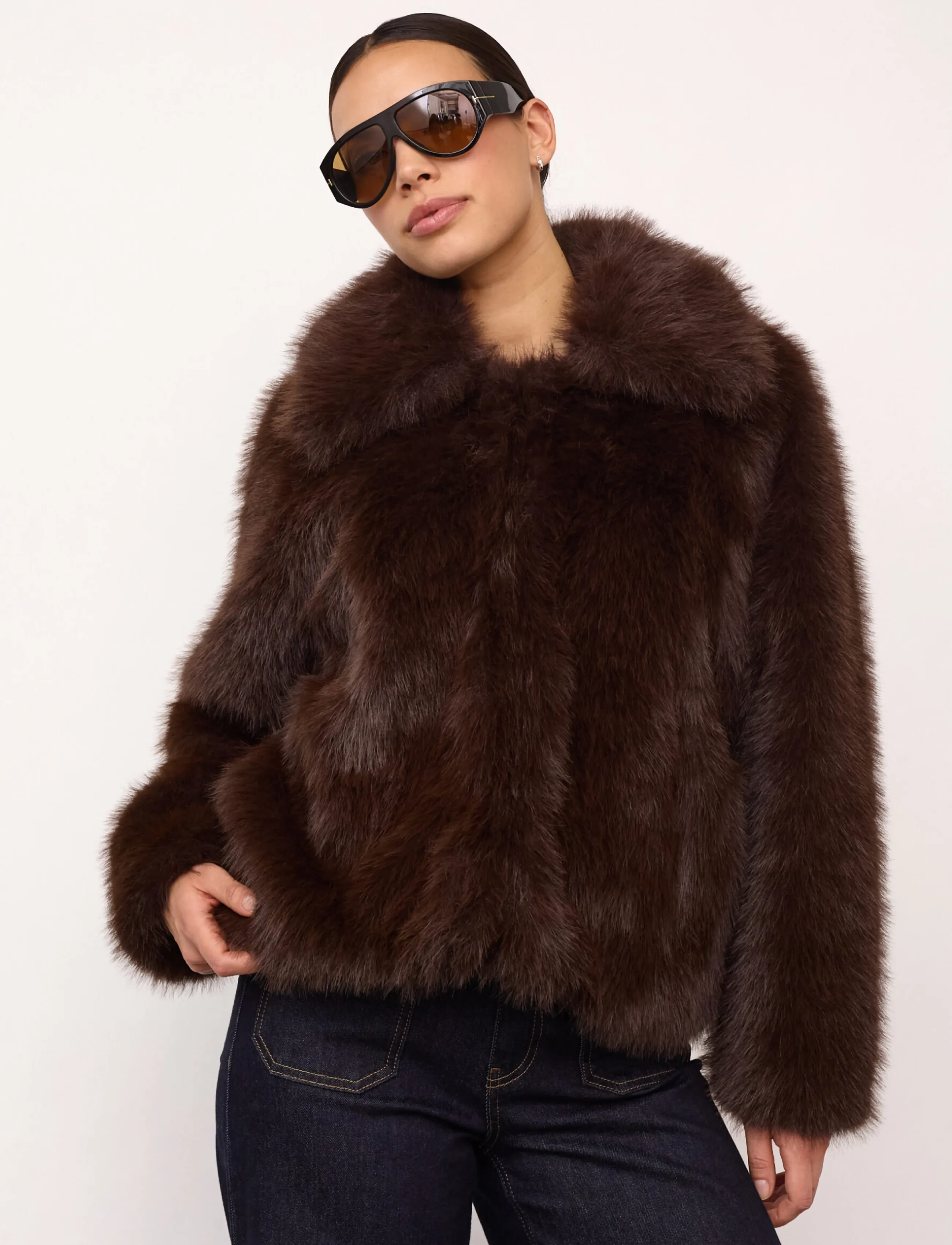 Co Couture Aikocc Furry Jacket pälsjackor dam – bild 2