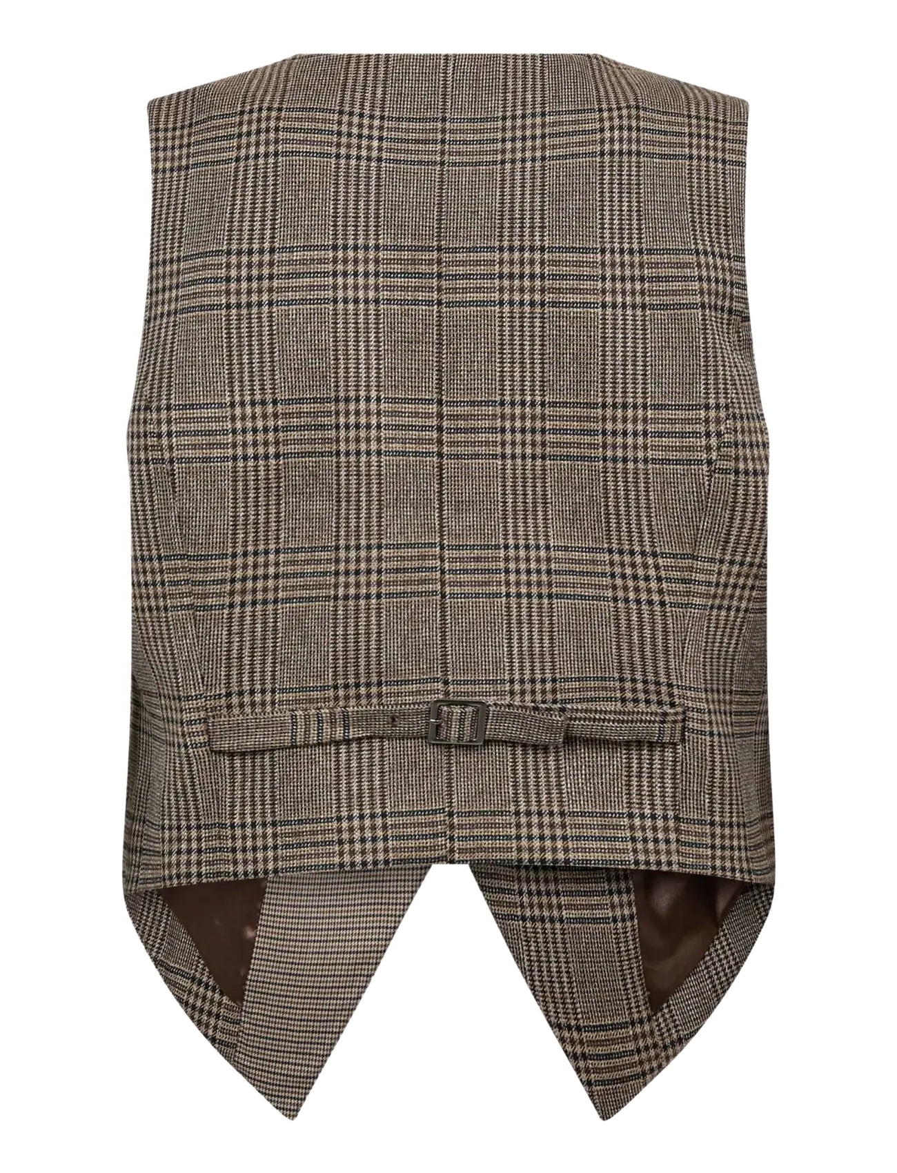 Co' Couture - VeyaCC Check Wrap Vest - westen - brown - 2