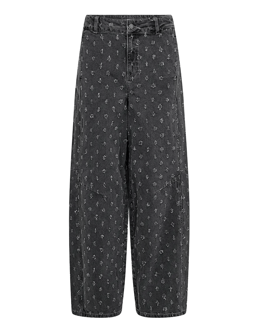 Co' Couture - DerriCC Dot Jeans - barrel jeans - mid grey - 1