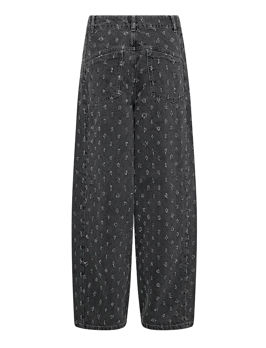 Co' Couture - DerriCC Dot Jeans - barrel jeans - mid grey - 2