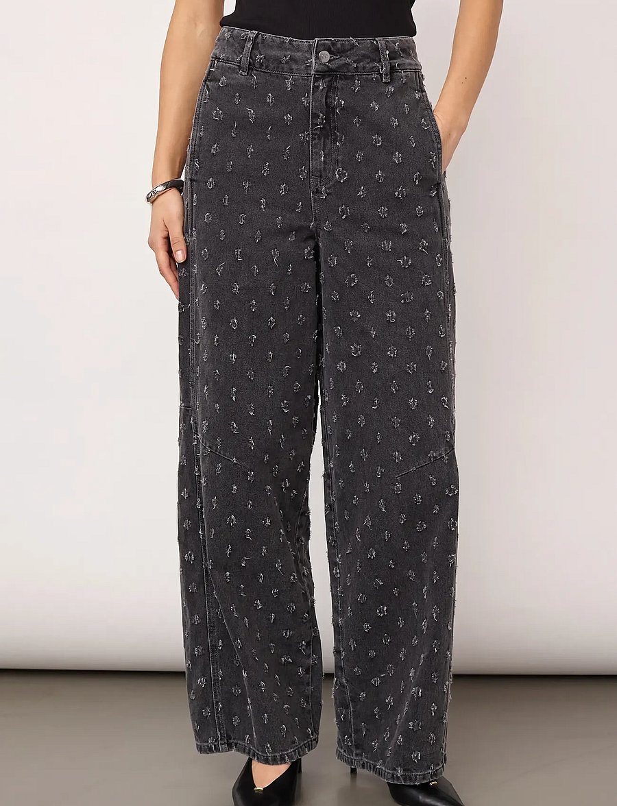 Co' Couture - DerriCC Dot Jeans - barrel jeans - mid grey - 0