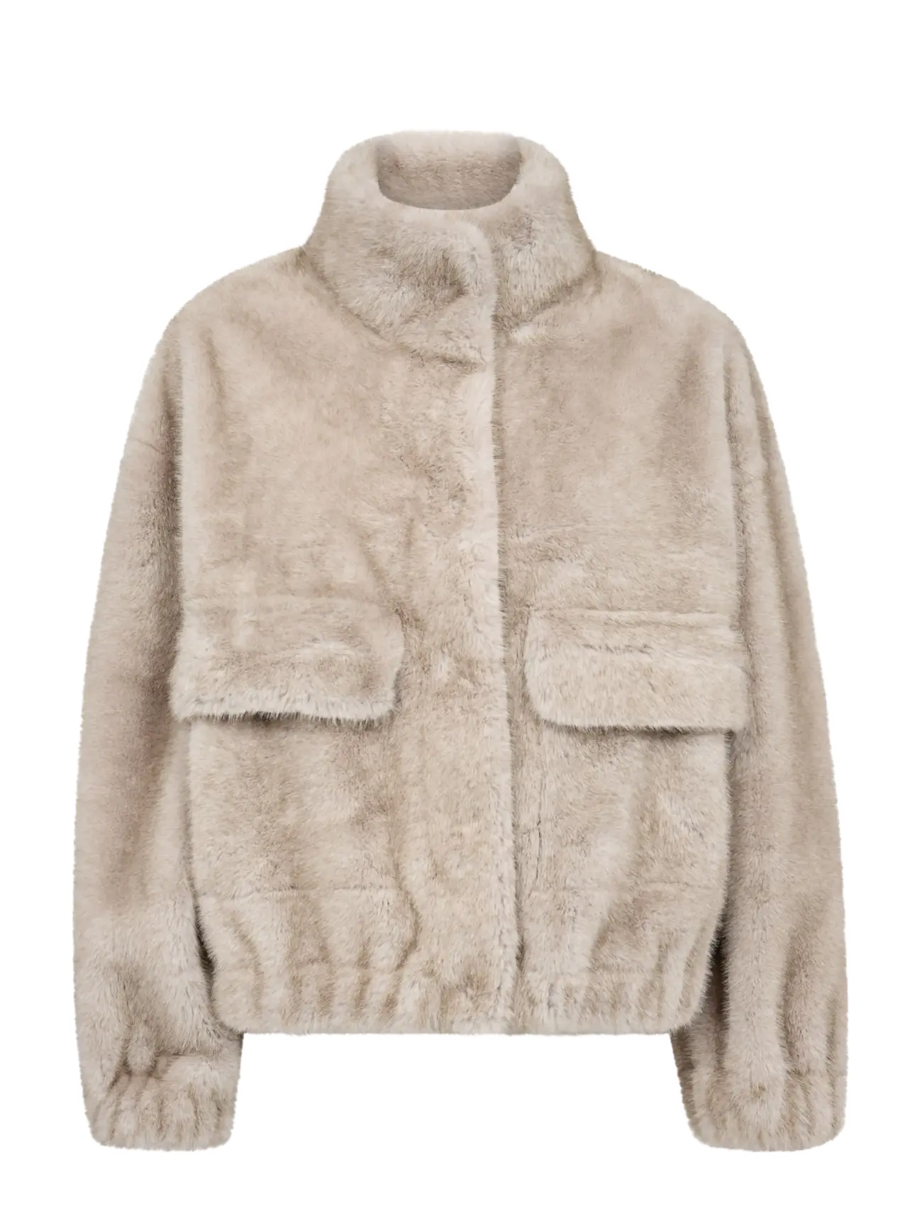Co' Couture - CasioCC Teddy Jacket - kunstpelz - light grey - 1