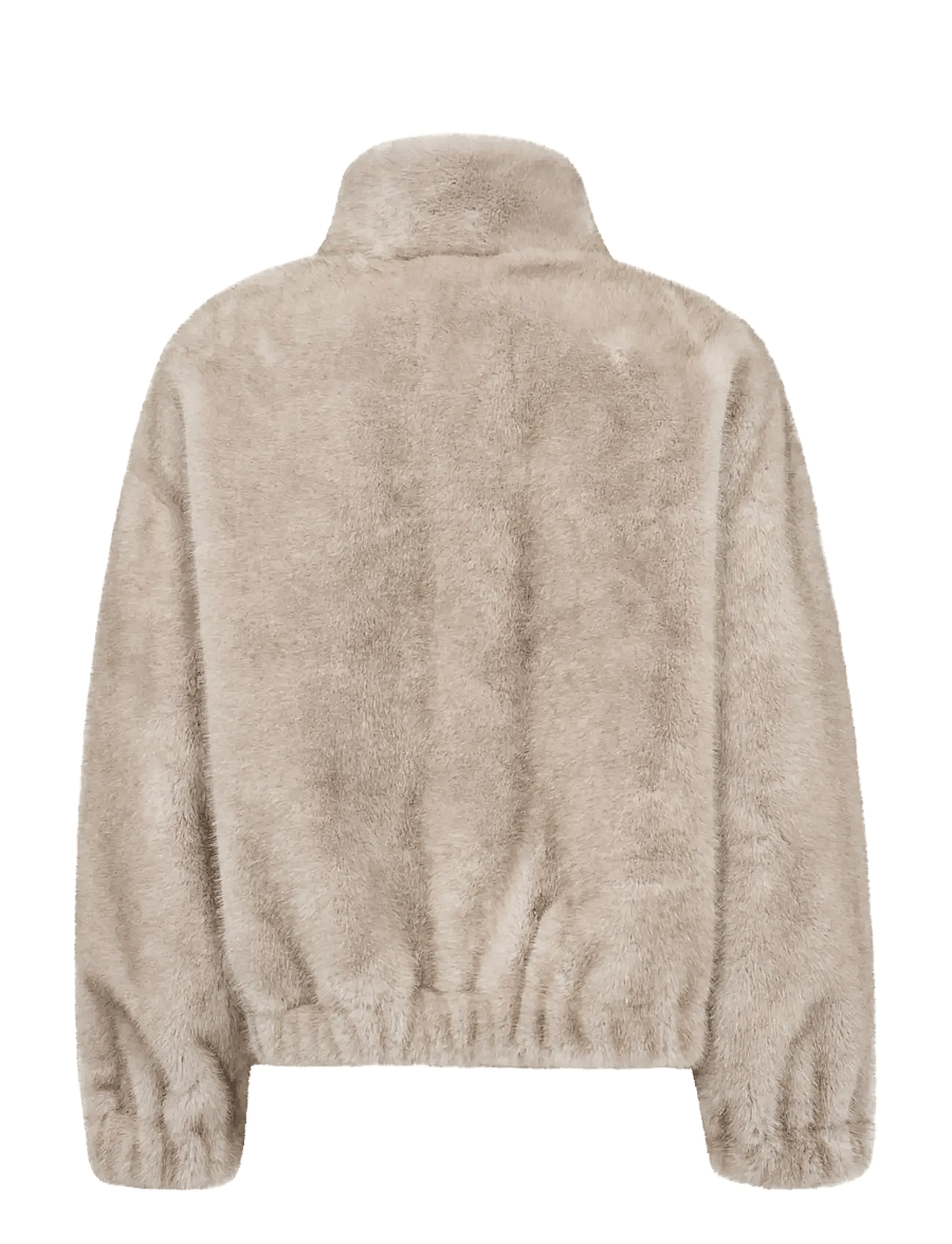 Co' Couture - CasioCC Teddy Jacket - kunstpelz - light grey - 2