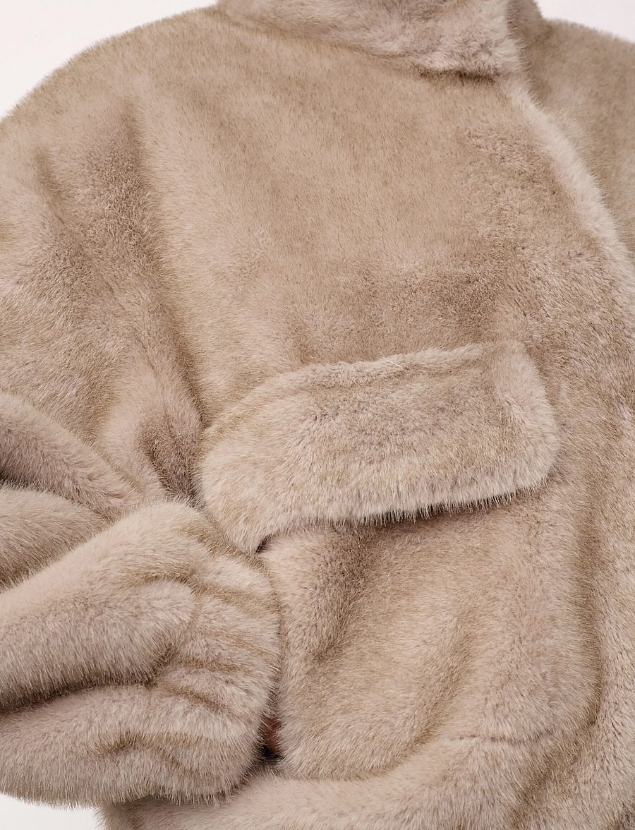 Co' Couture - CasioCC Teddy Jacket - kunstpelz - light grey - 5