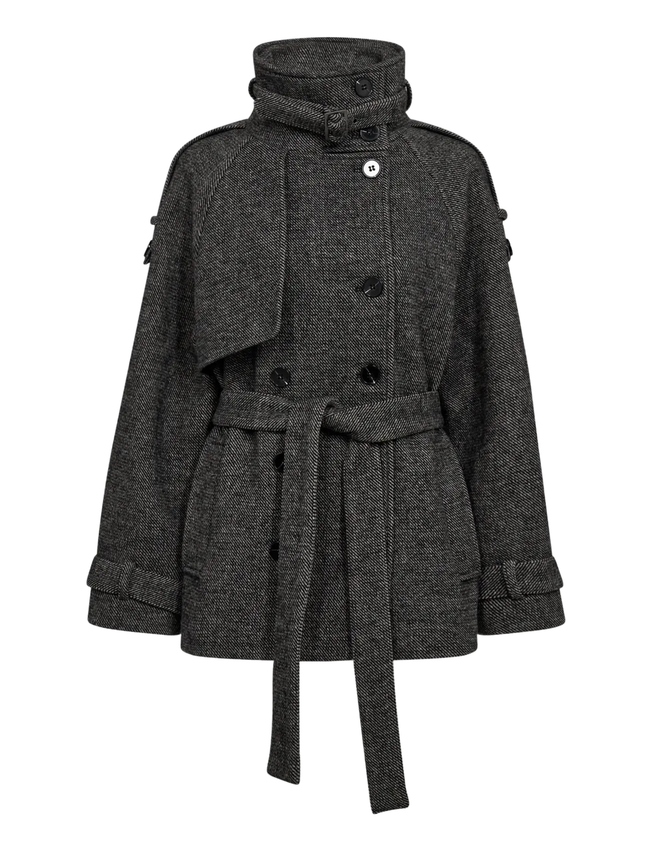 Co' Couture - TillaCC Jacket - trenchcoats - black - 1