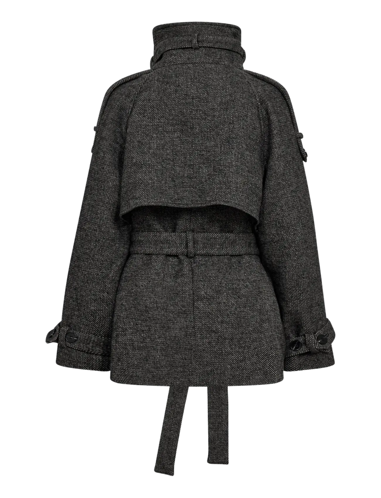 Co' Couture - TillaCC Jacket - trenchcoats - black - 2