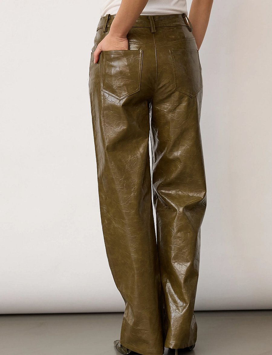 Co' Couture - RichaCC Pant - raka byxor - olive - 4
