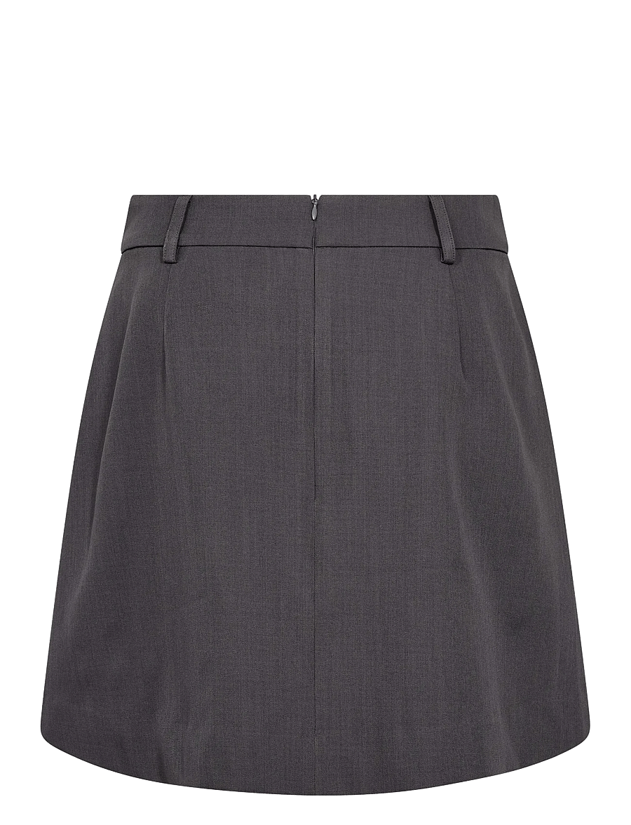 Co' Couture - 34223 LunaCC Pocket Pleat Mini Skirt - plisserade kjolar - dark grey - 2
