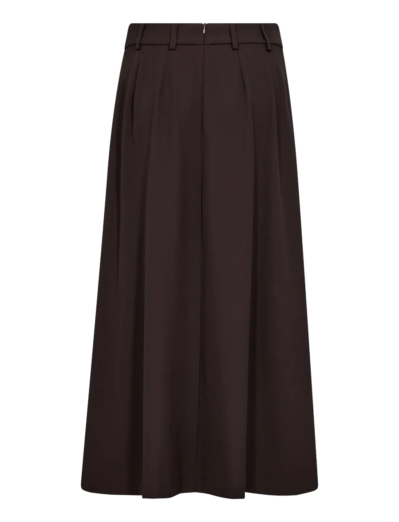 Co' Couture - AliniCC Anya Pleat Skirt - plisserade kjolar - dark brown - 2