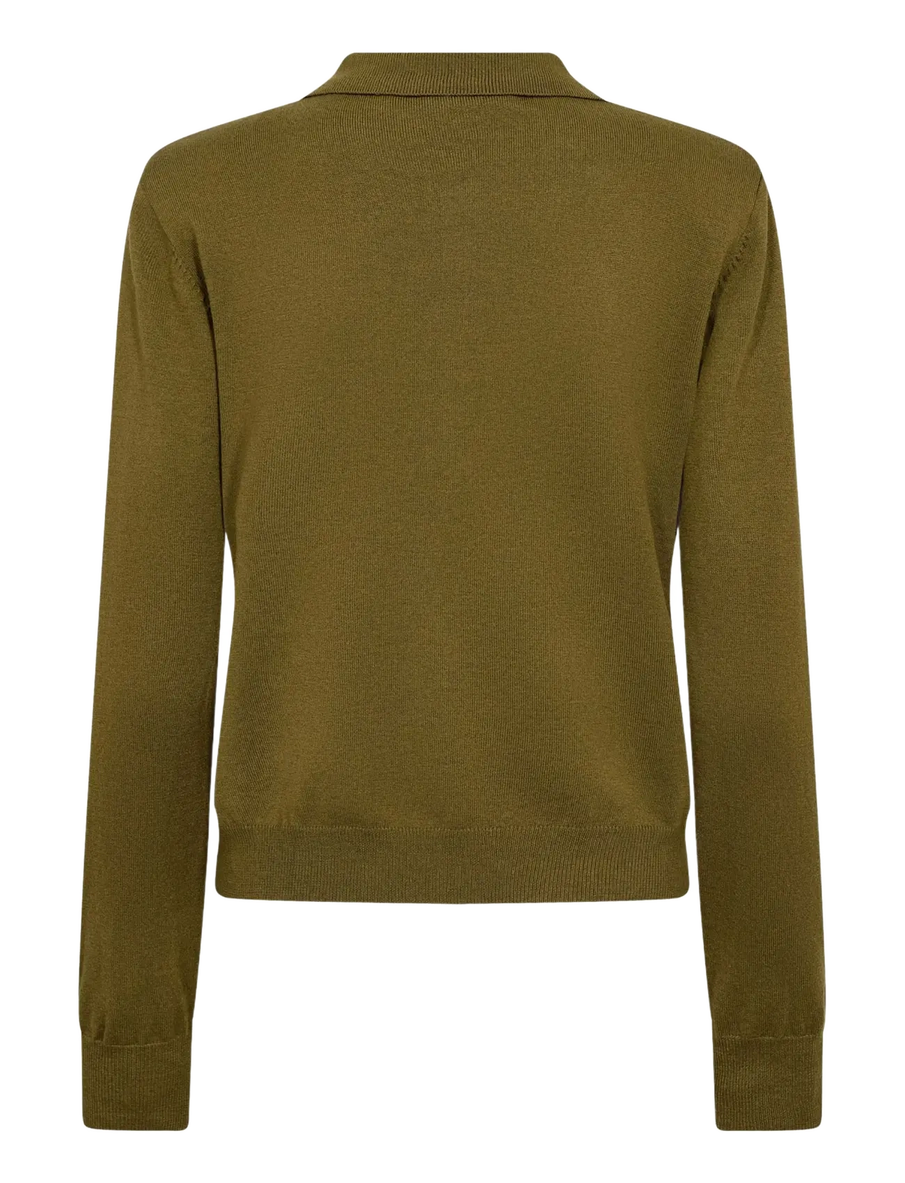 Co' Couture - CoryCC Padded Polo Knit - stickade tröjor - fern green - 2