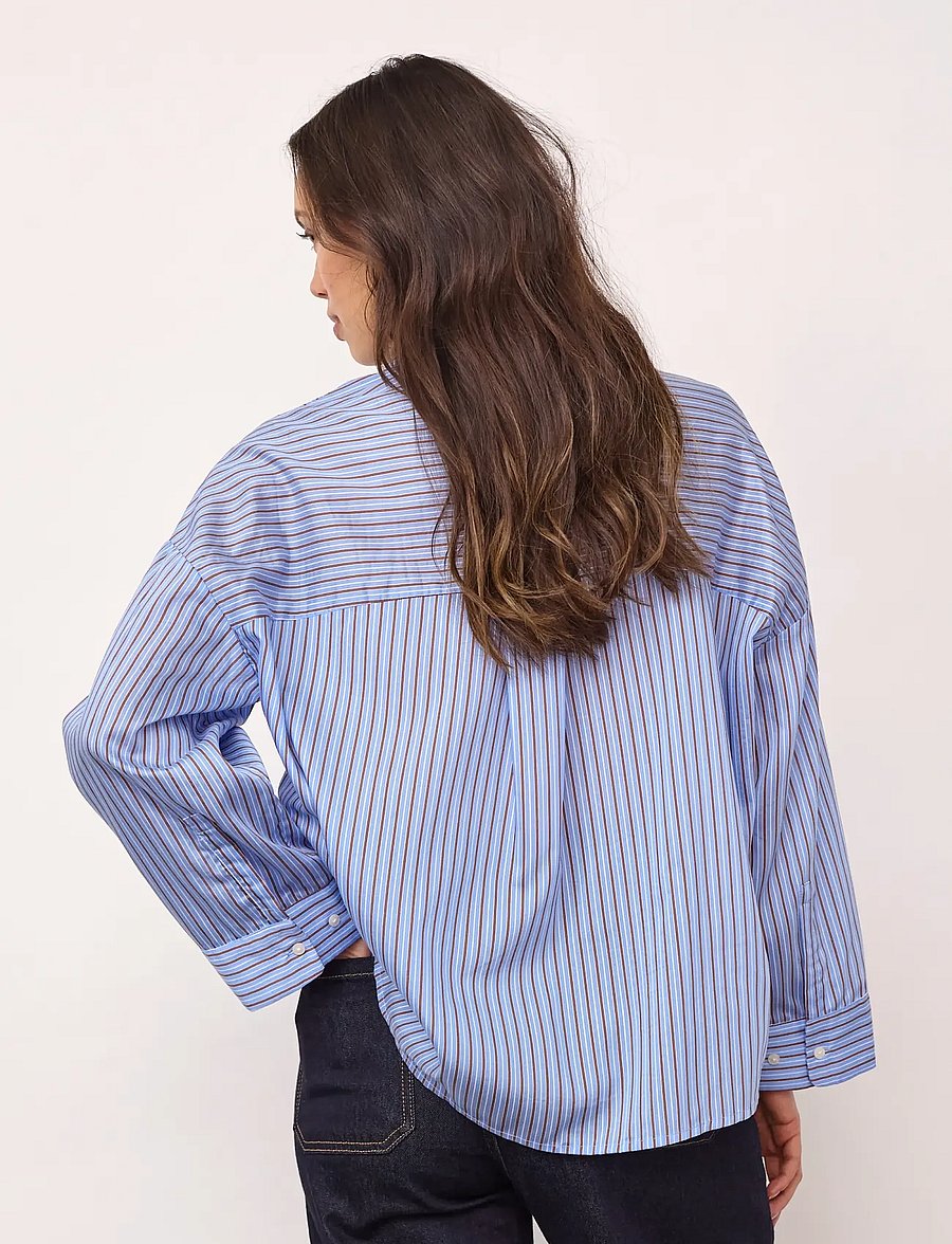 Co' Couture - AnicaCC LS Shirt - langärmlige hemden - blue - 3