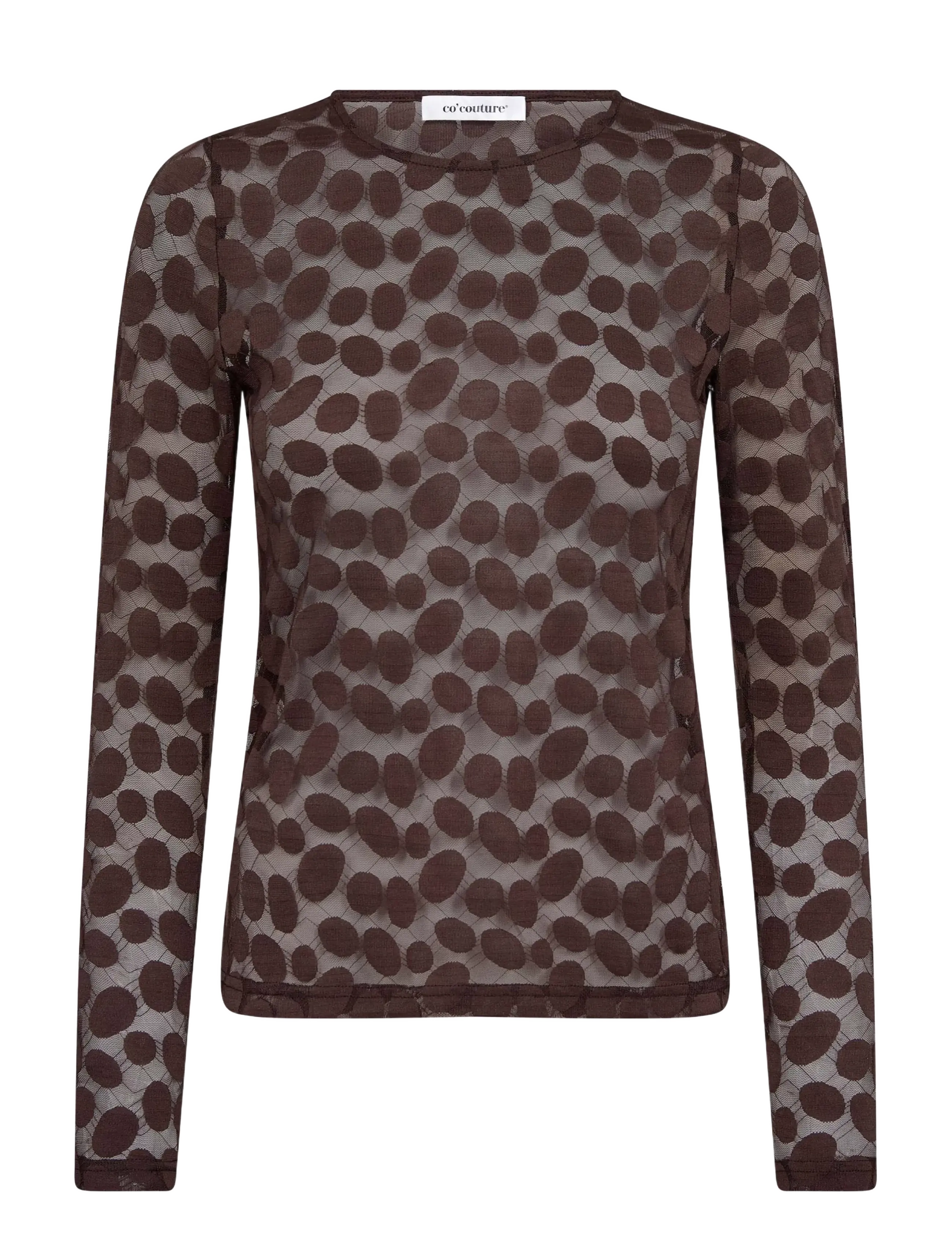 Co' Couture - PenolaCC O-Neck Blouse - brown - 1