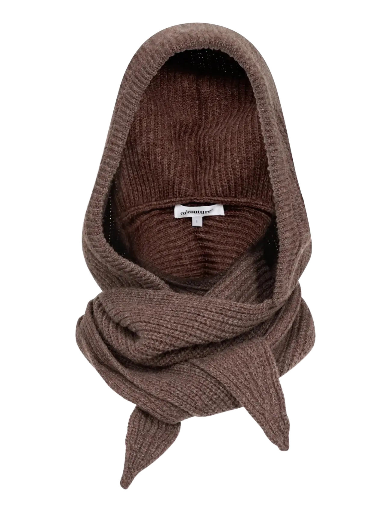 Co' Couture AlviaCC Scarf Hat - Winterschals - BROWN / brown