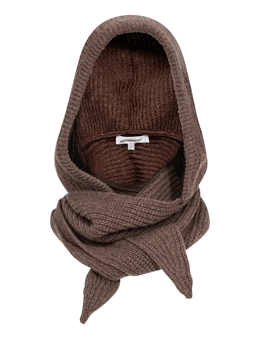 Co' Couture - AlviaCC Scarf Hat - halswärmer - brown - 1